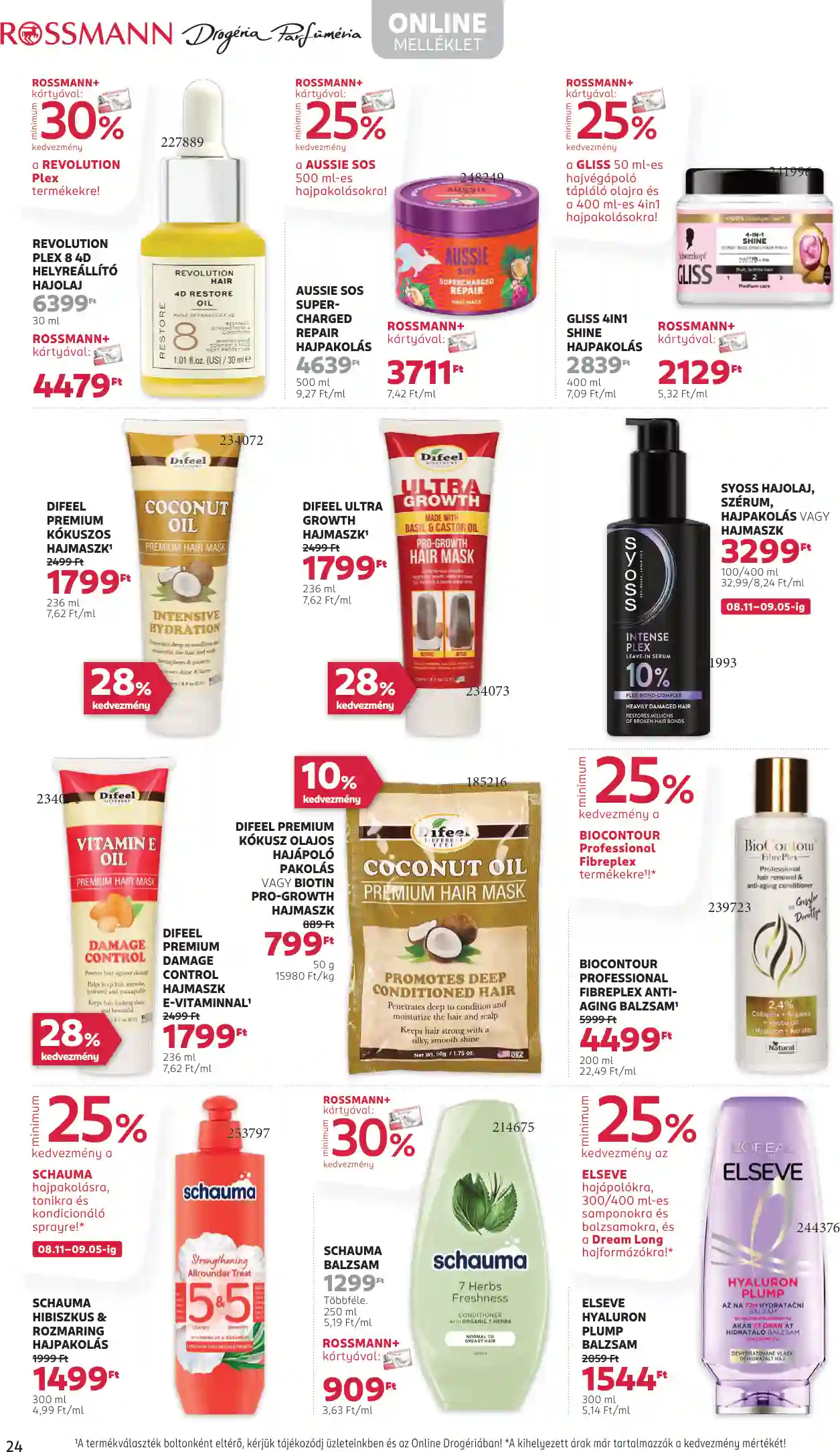 Rossmann akciós újság 35. hét (19 oldal)