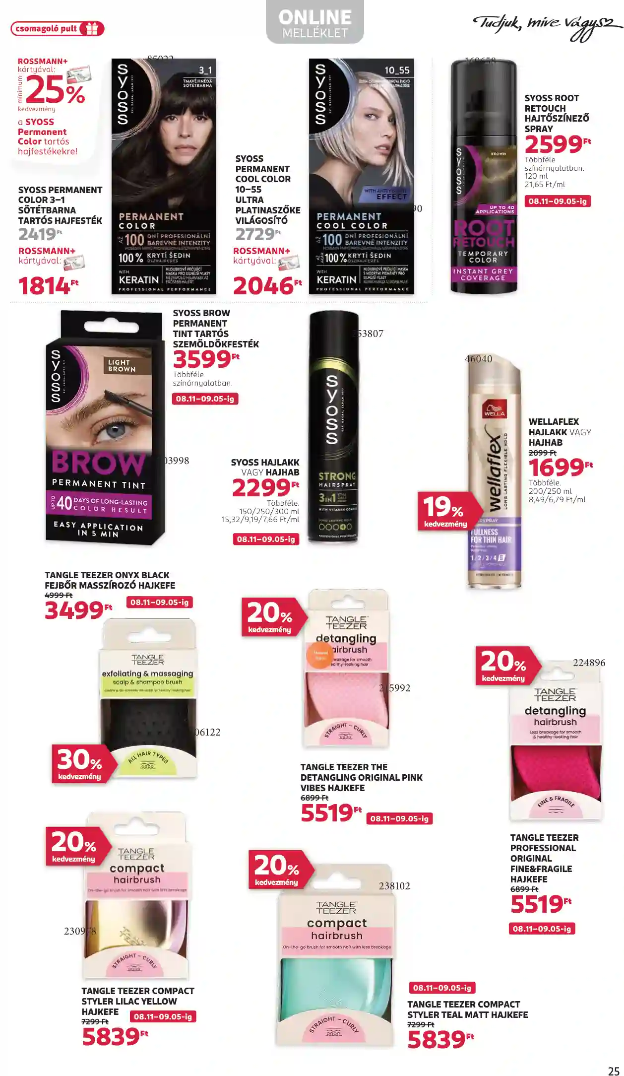 Rossmann akciós újság 35. hét (20 oldal)