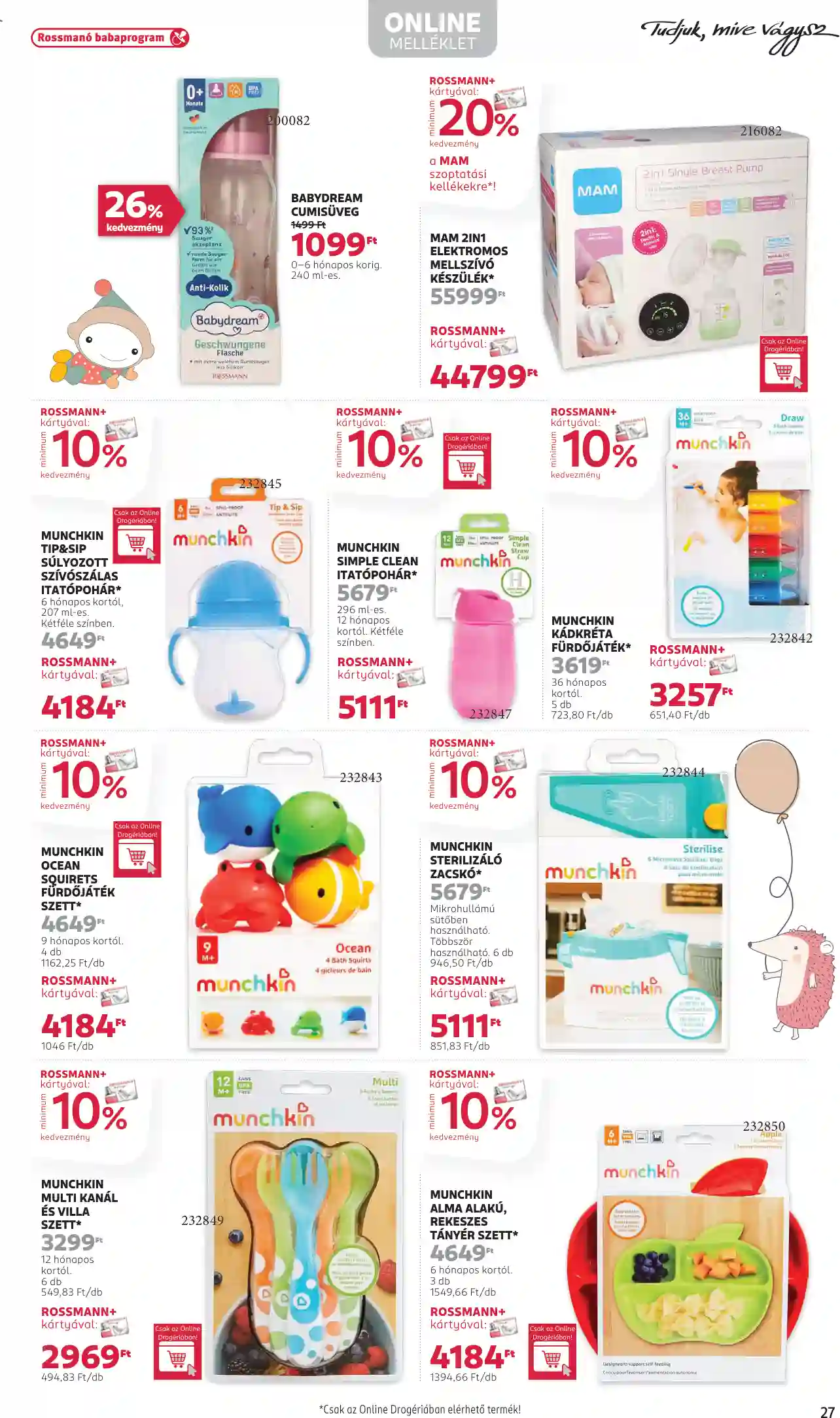 Rossmann akciós újság 35. hét (25 oldal)