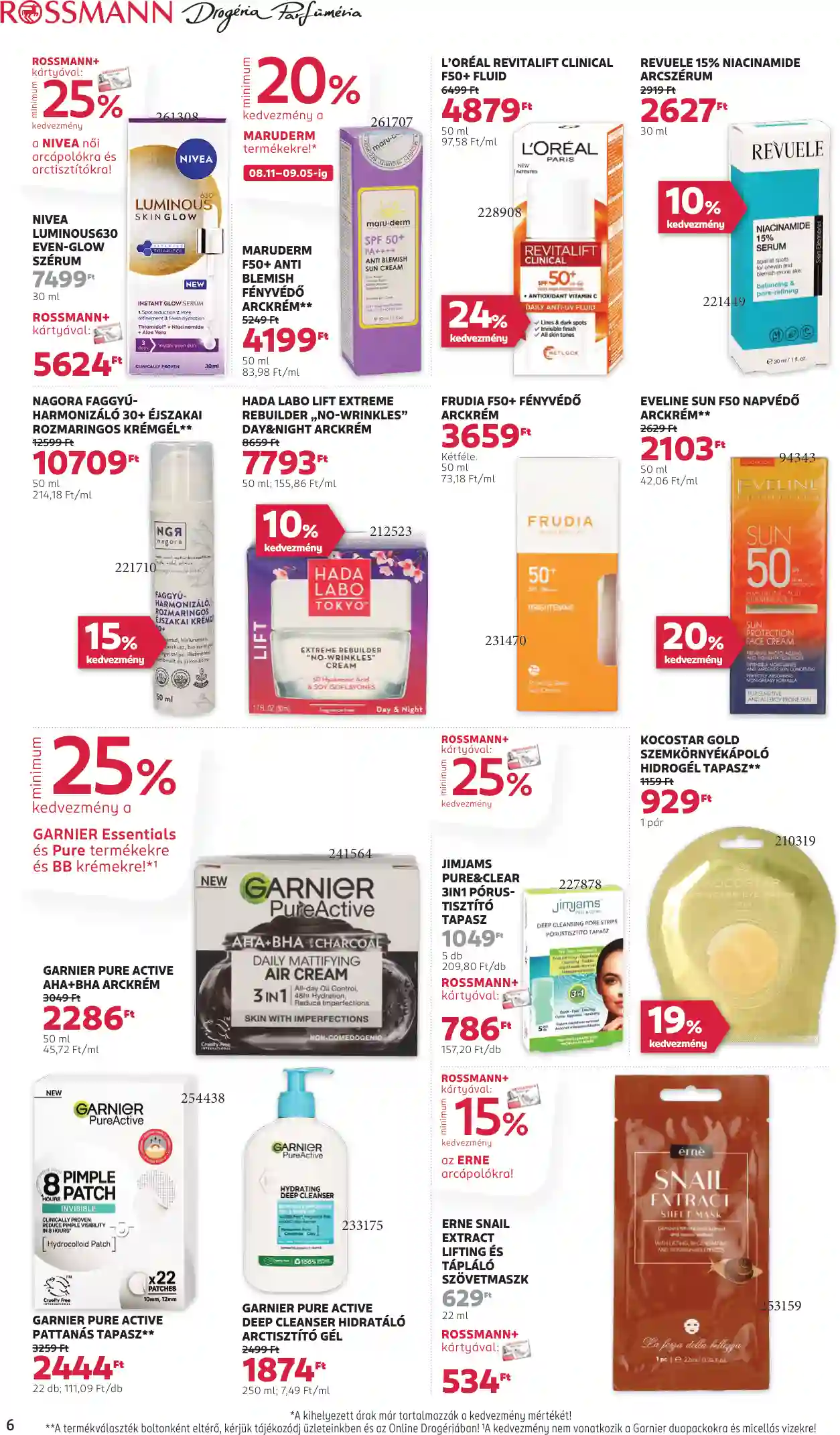 Rossmann akciós újság 35. hét (30 oldal)