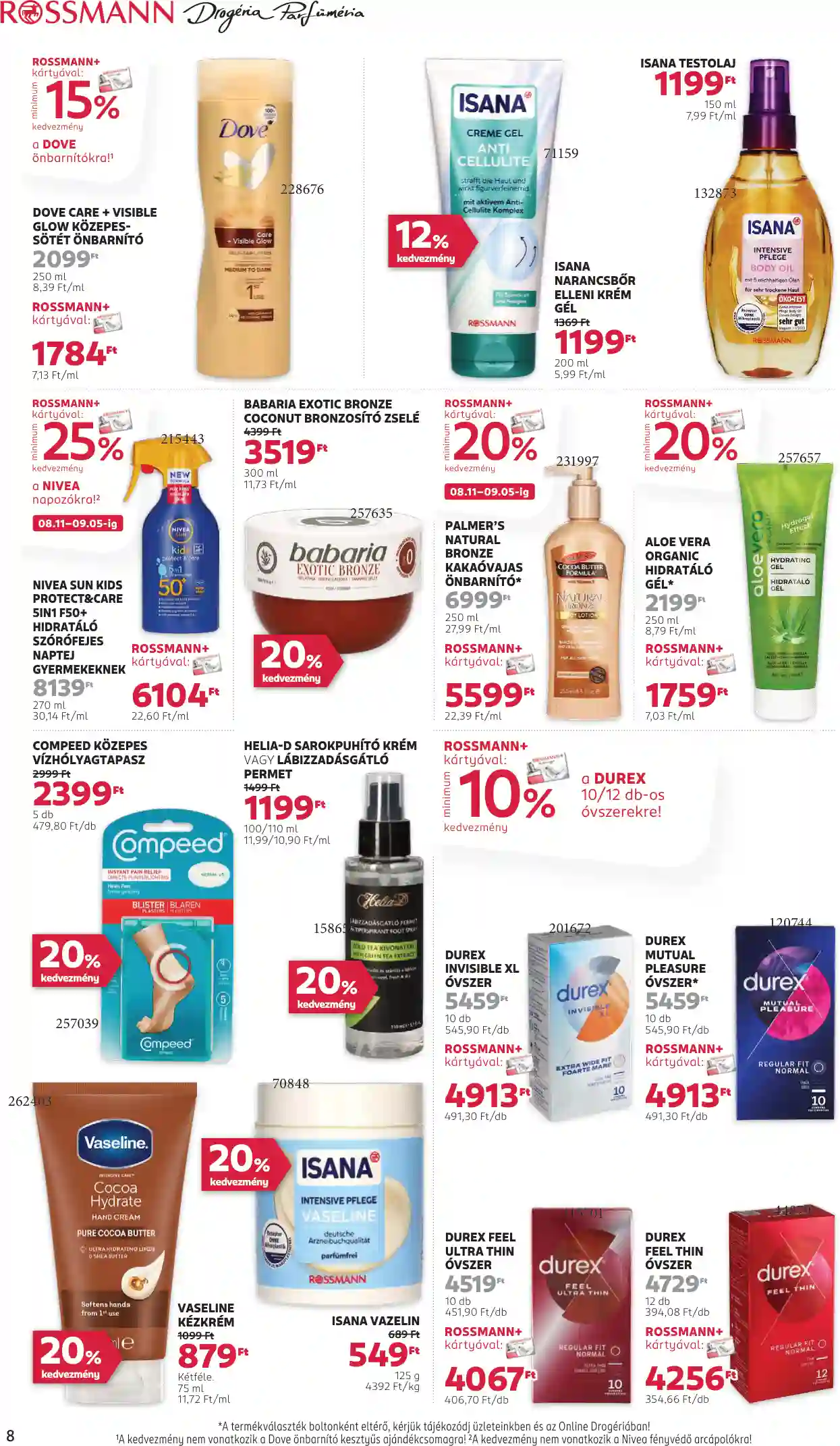 Rossmann akciós újság 35. hét (32 oldal)