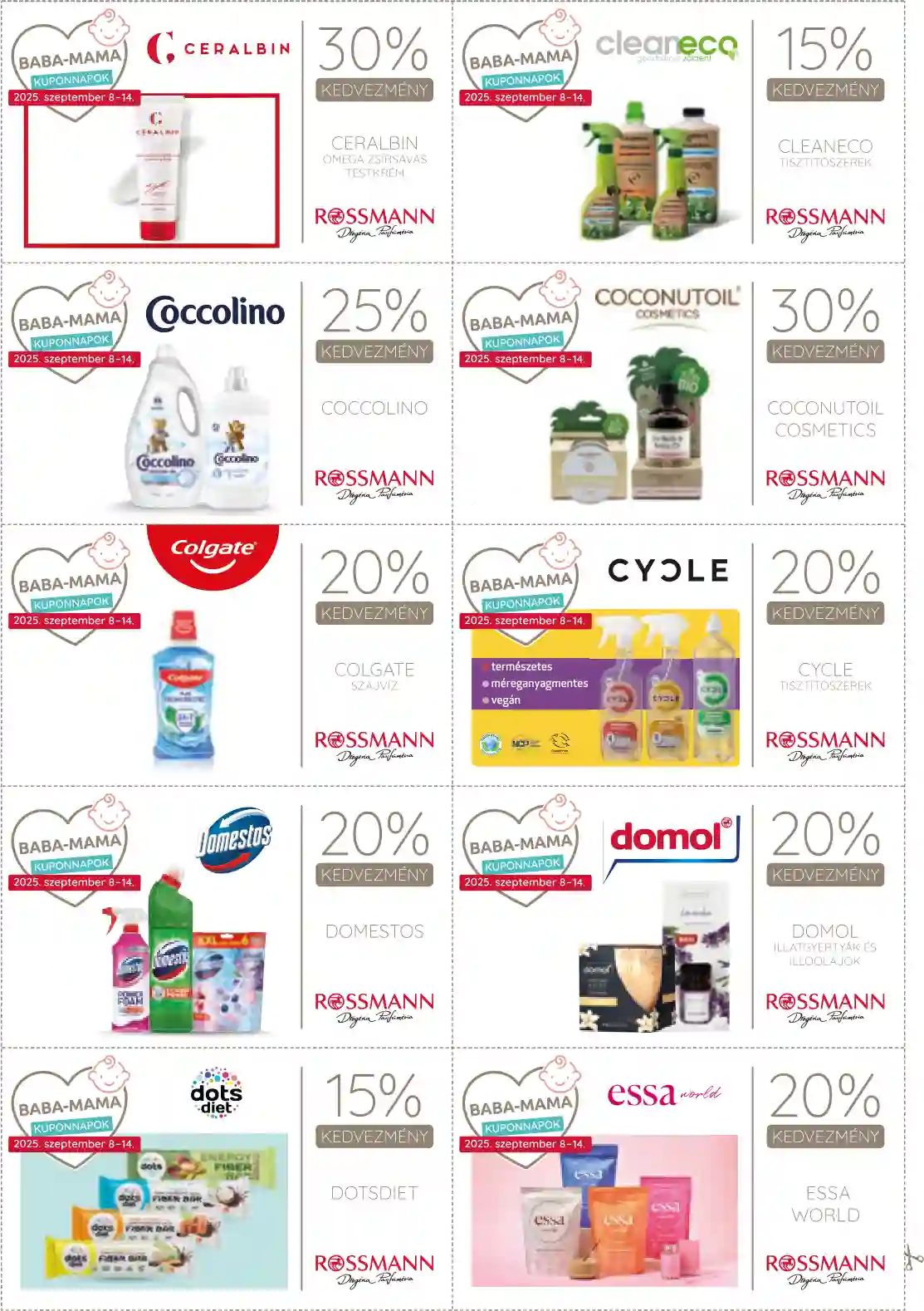 Rossmann akciós újság 37. hét (3 oldal)