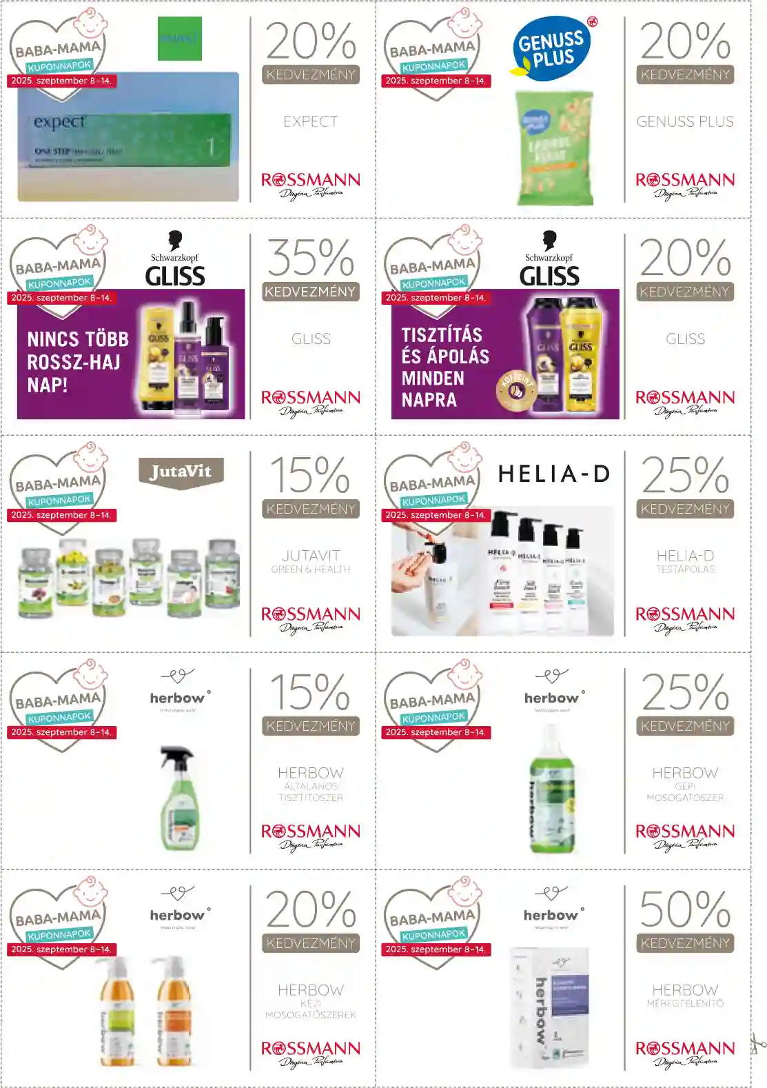 Rossmann akciós újság 37. hét (4 oldal)