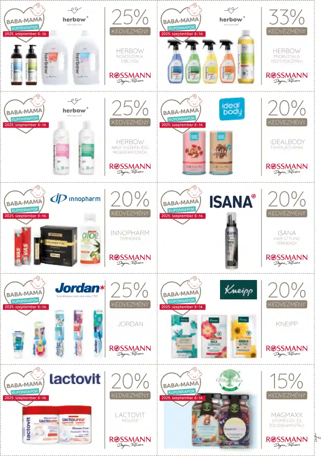 Rossmann akciós újság 37. hét (5 oldal)
