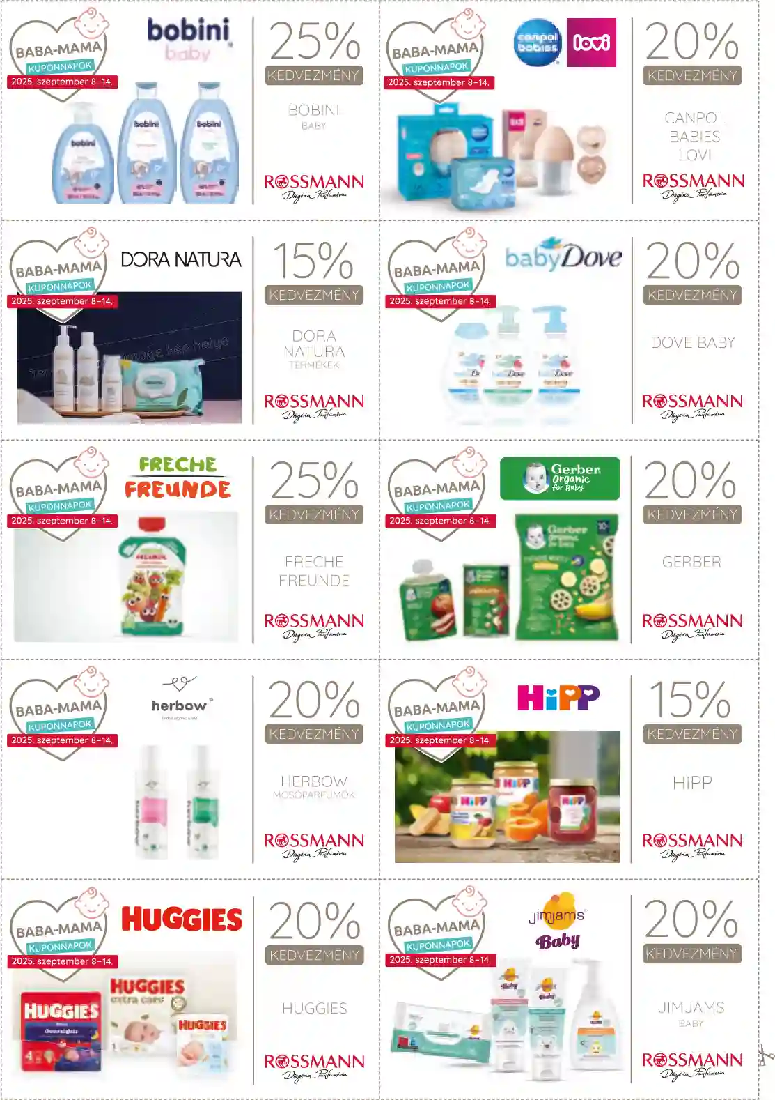 Rossmann akciós újság 37. hét (11 oldal)