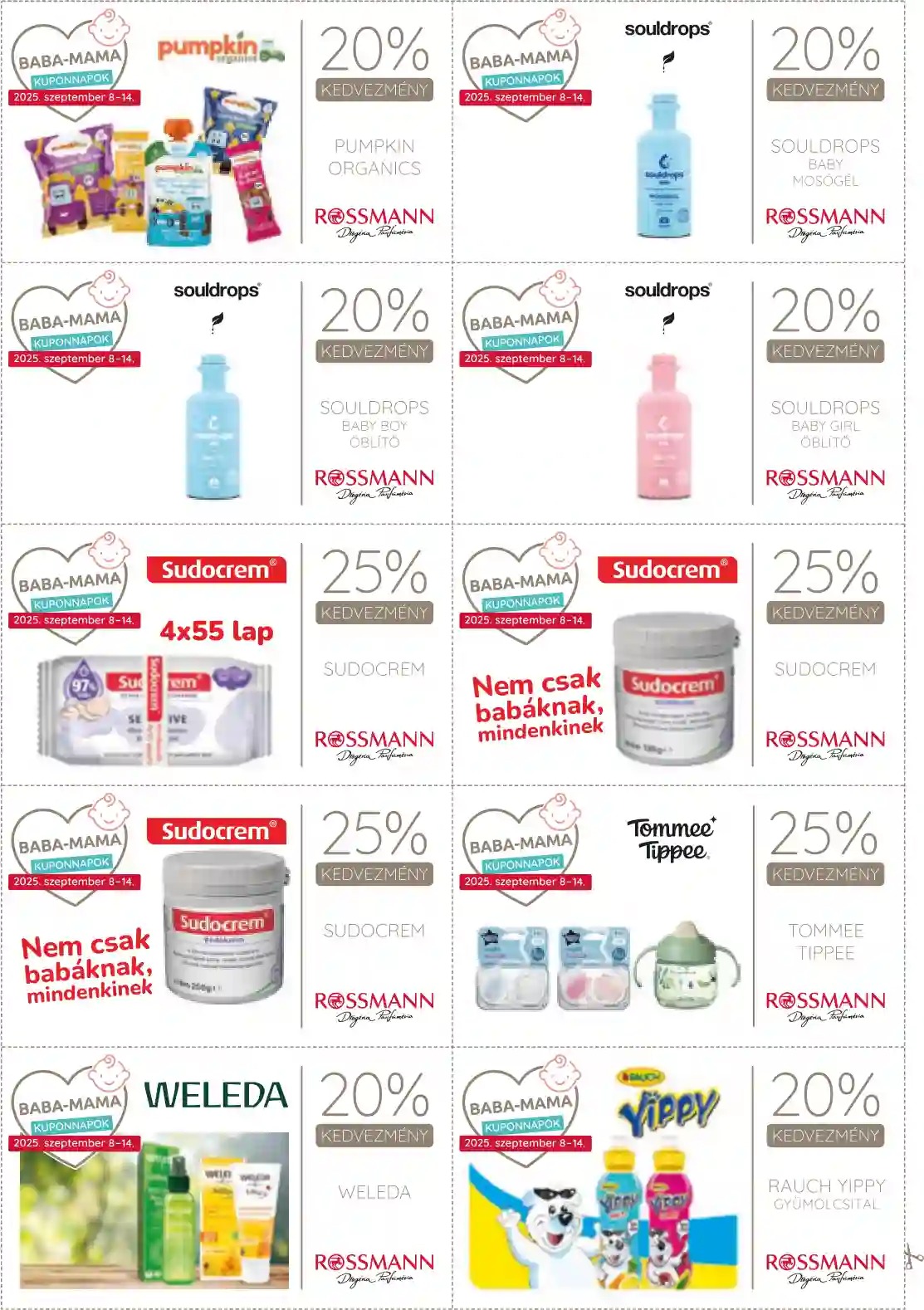 Rossmann akciós újság 37. hét (15 oldal)