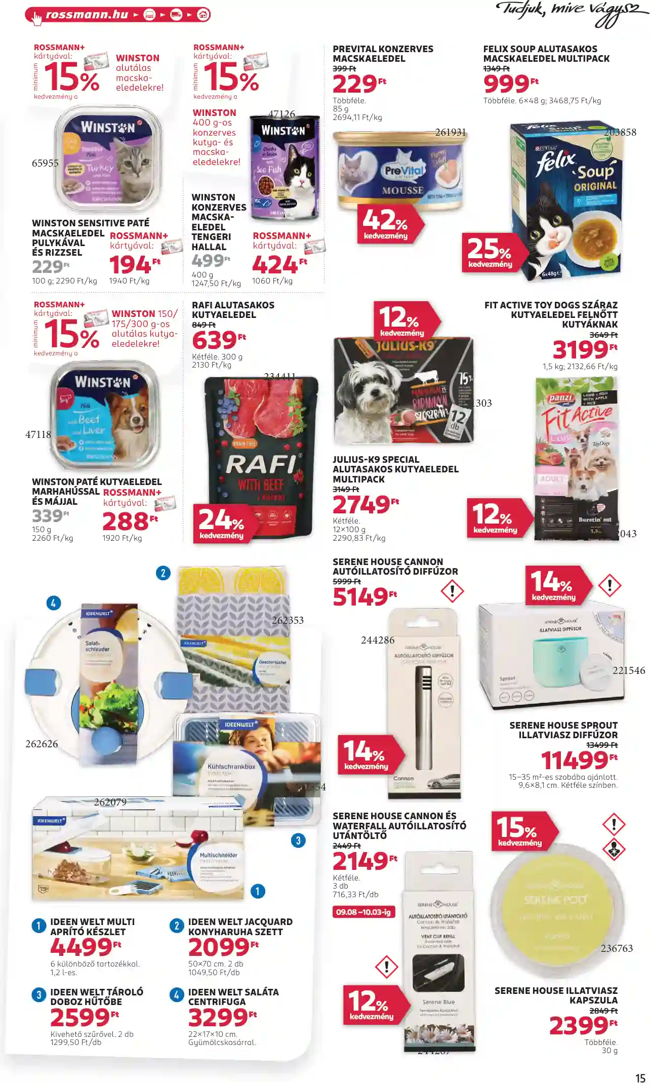 Rossmann akciós újság 37. hét (9 oldal)