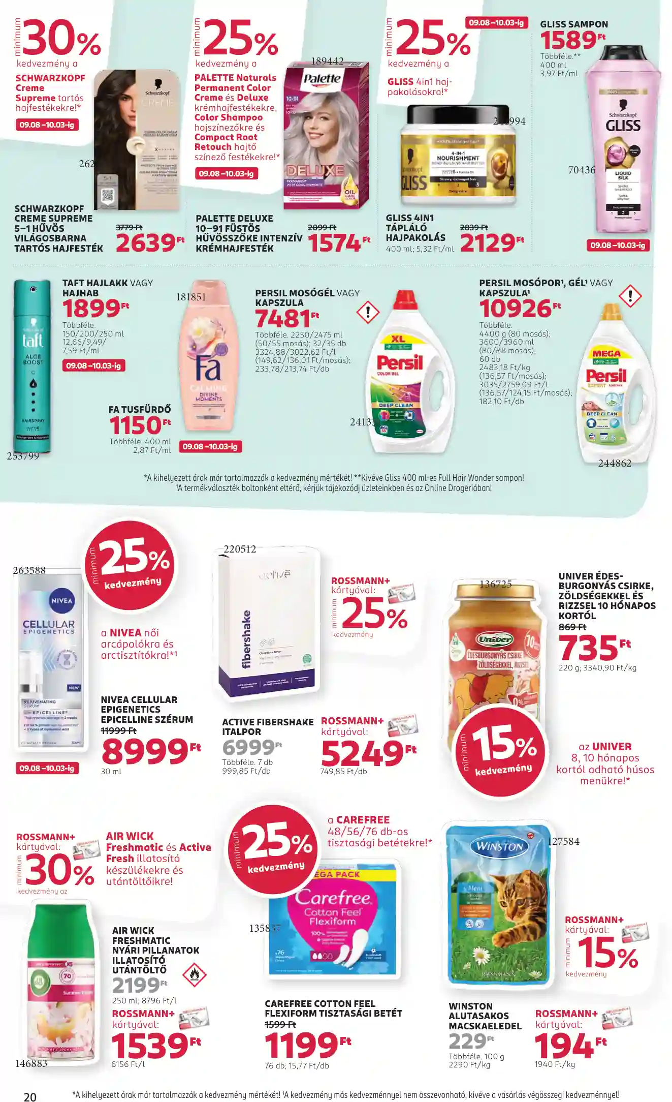Rossmann akciós újság 37. hét (15 oldal)