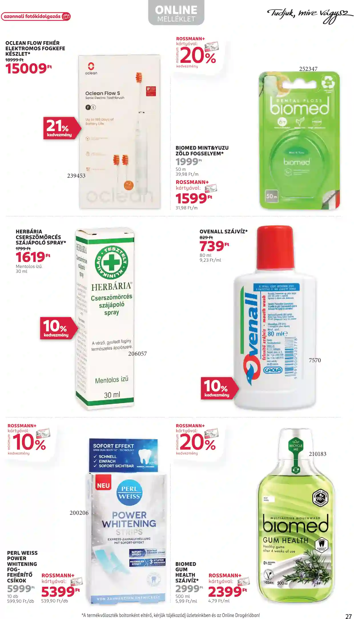 Rossmann akciós újság 37. hét (22 oldal)