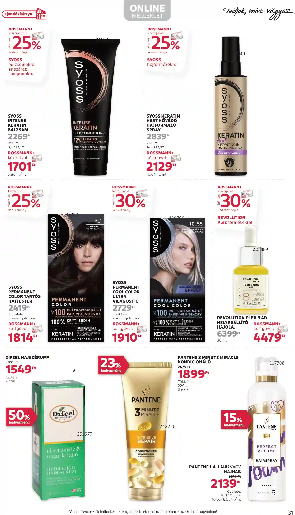Rossmann akciós újság 37. hét (27 oldal)