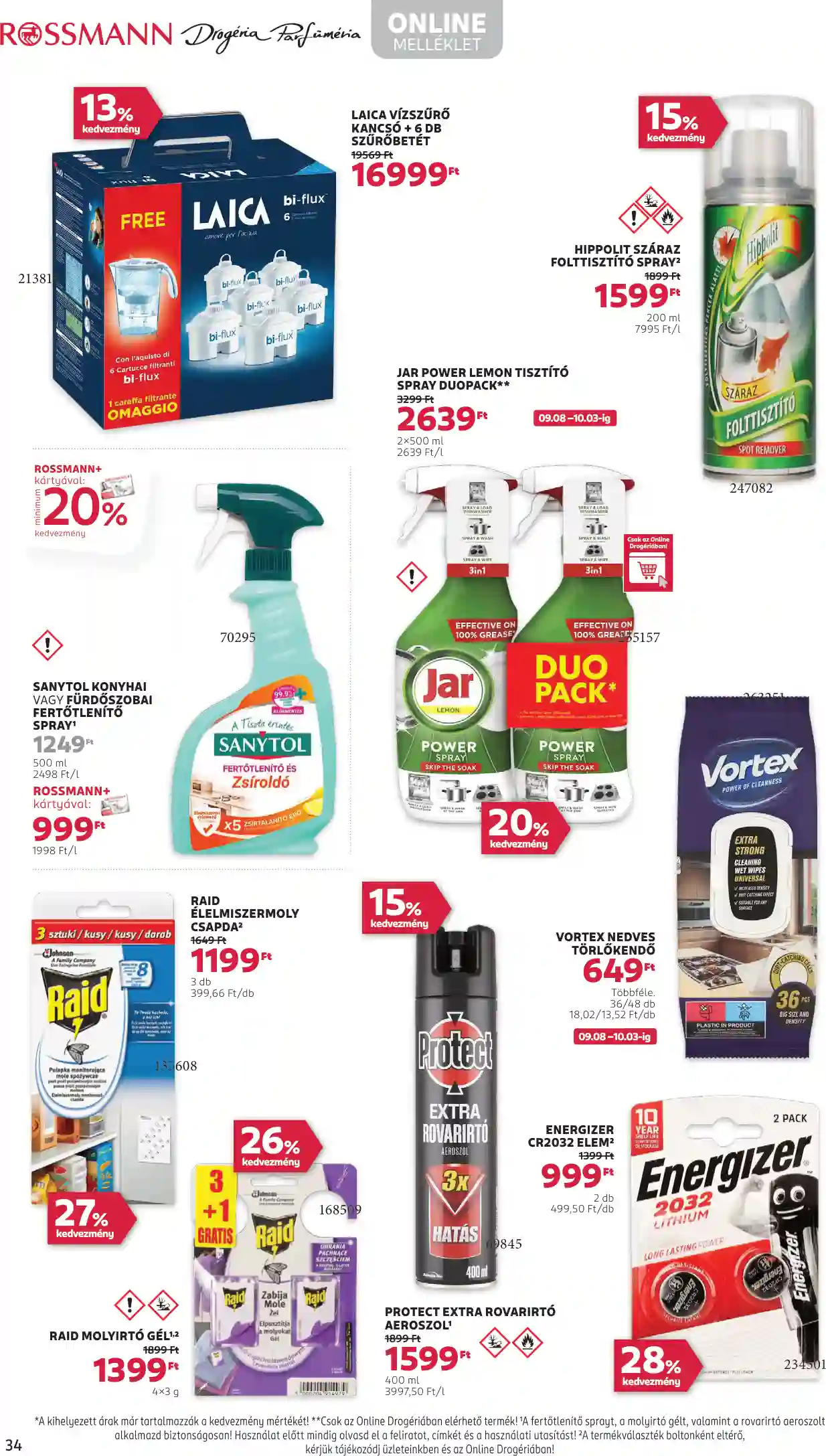 Rossmann akciós újság 37. hét (32 oldal)