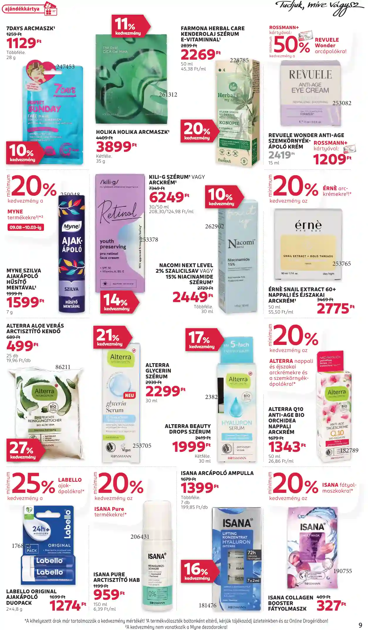 Rossmann akciós újság 37. hét (39 oldal)