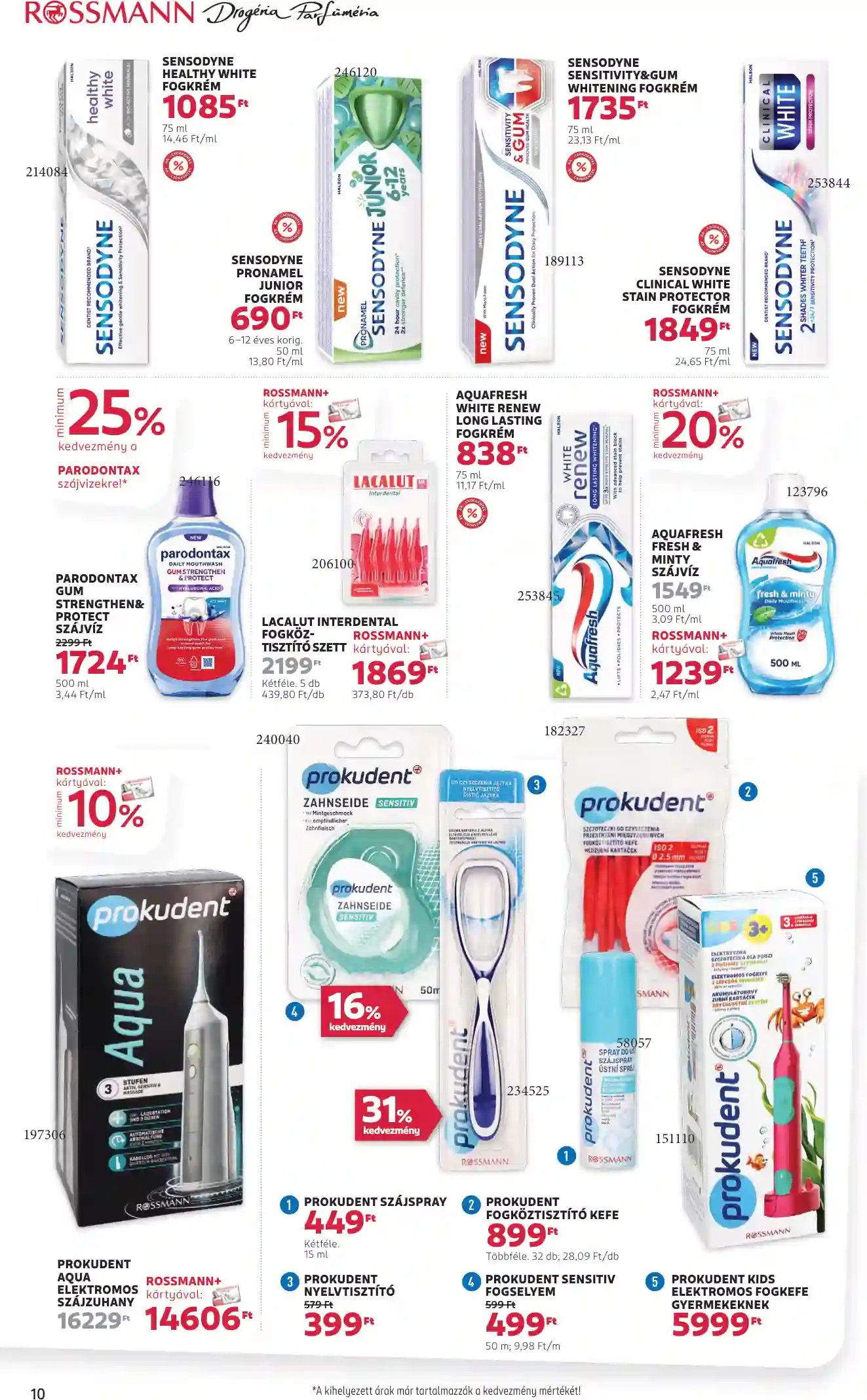 Rossmann akciós újság 39. hét (4 oldal)
