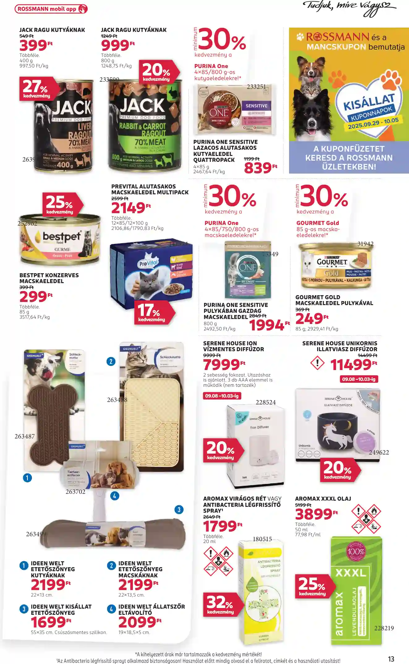Rossmann akciós újság 39. hét (7 oldal)