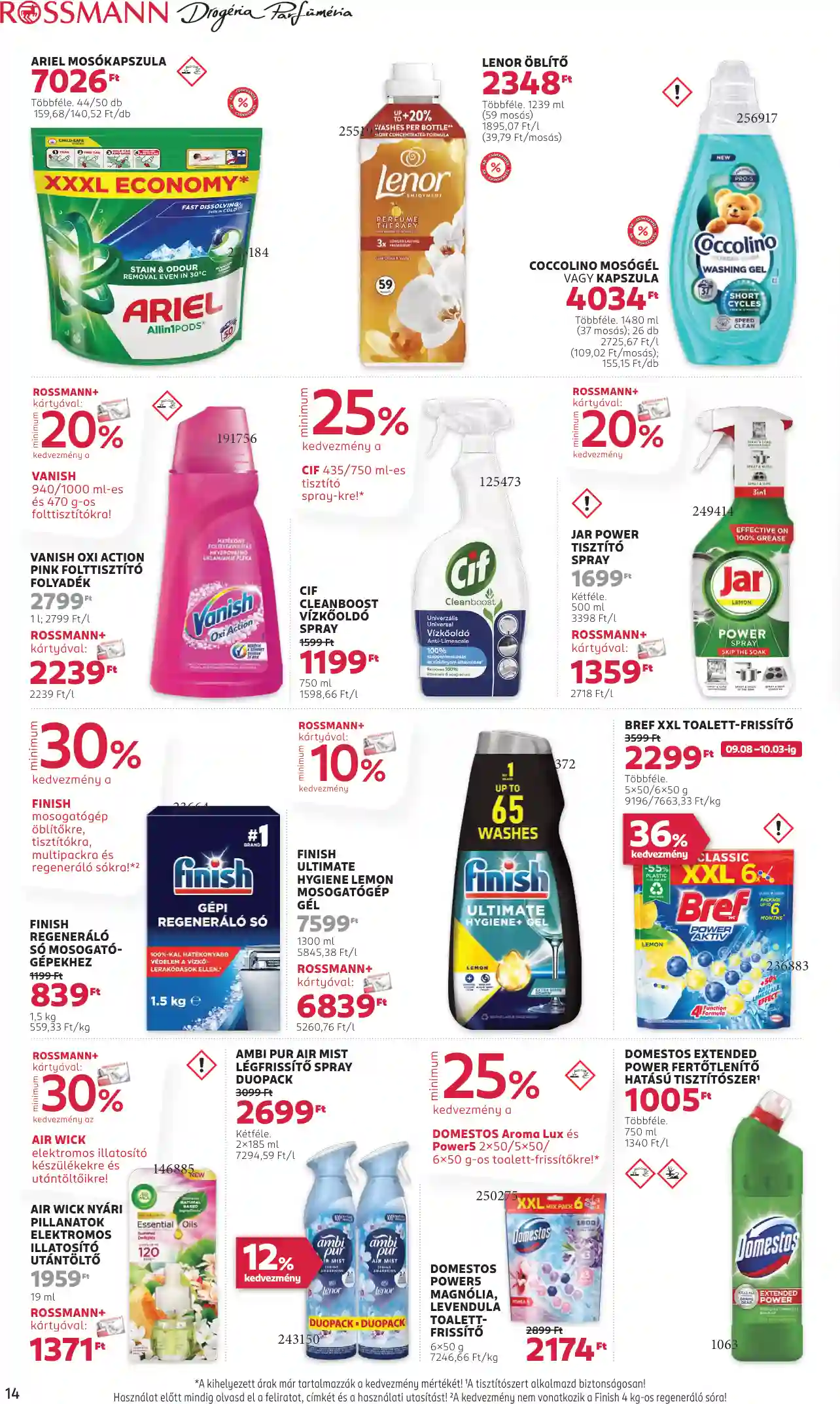 Rossmann akciós újság 39. hét (8 oldal)
