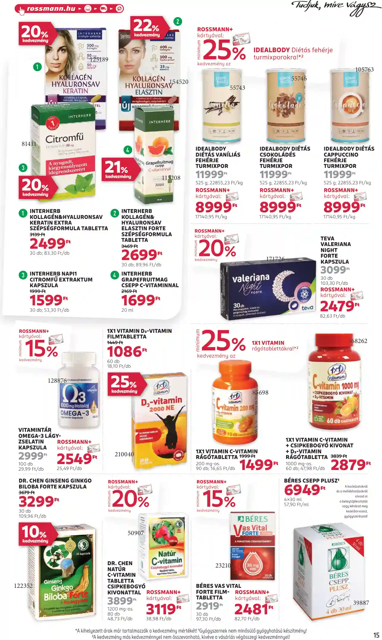Rossmann akciós újság 39. hét (9 oldal)