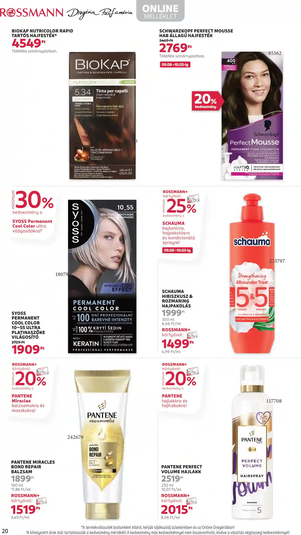 Rossmann akciós újság 39. hét (15 oldal)