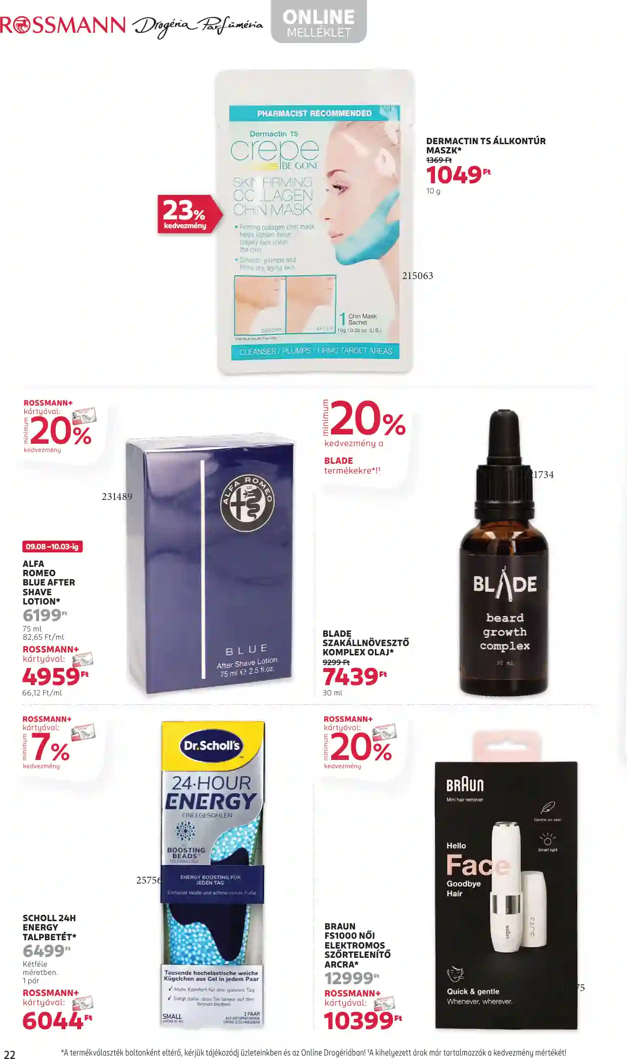 Rossmann akciós újság 39. hét (17 oldal)