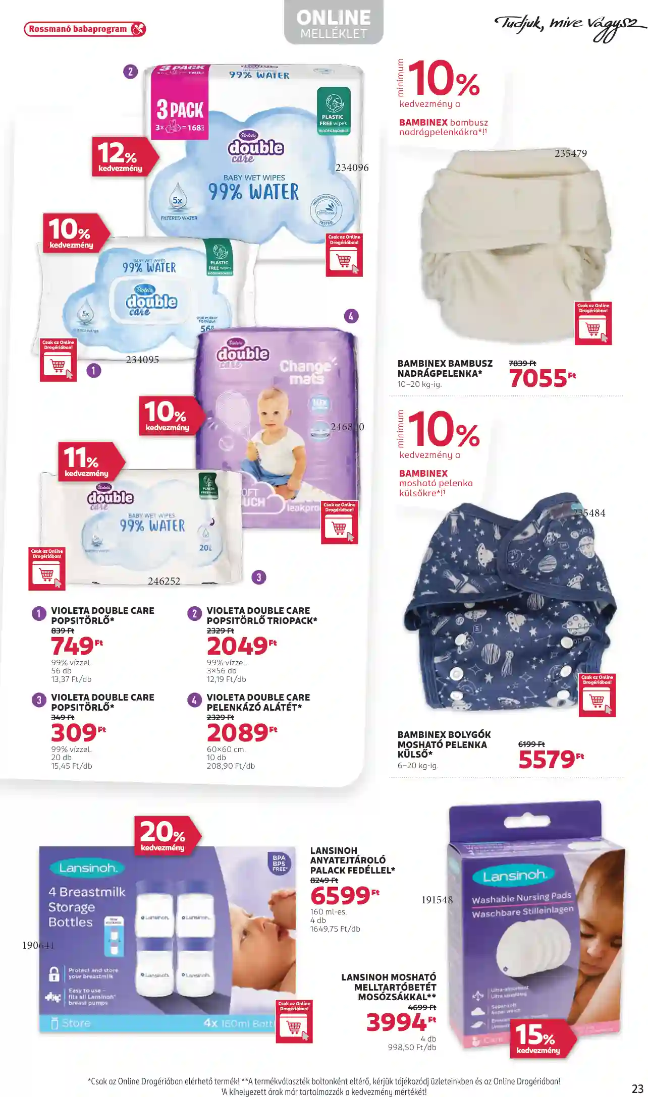 Rossmann akciós újság 39. hét (18 oldal)