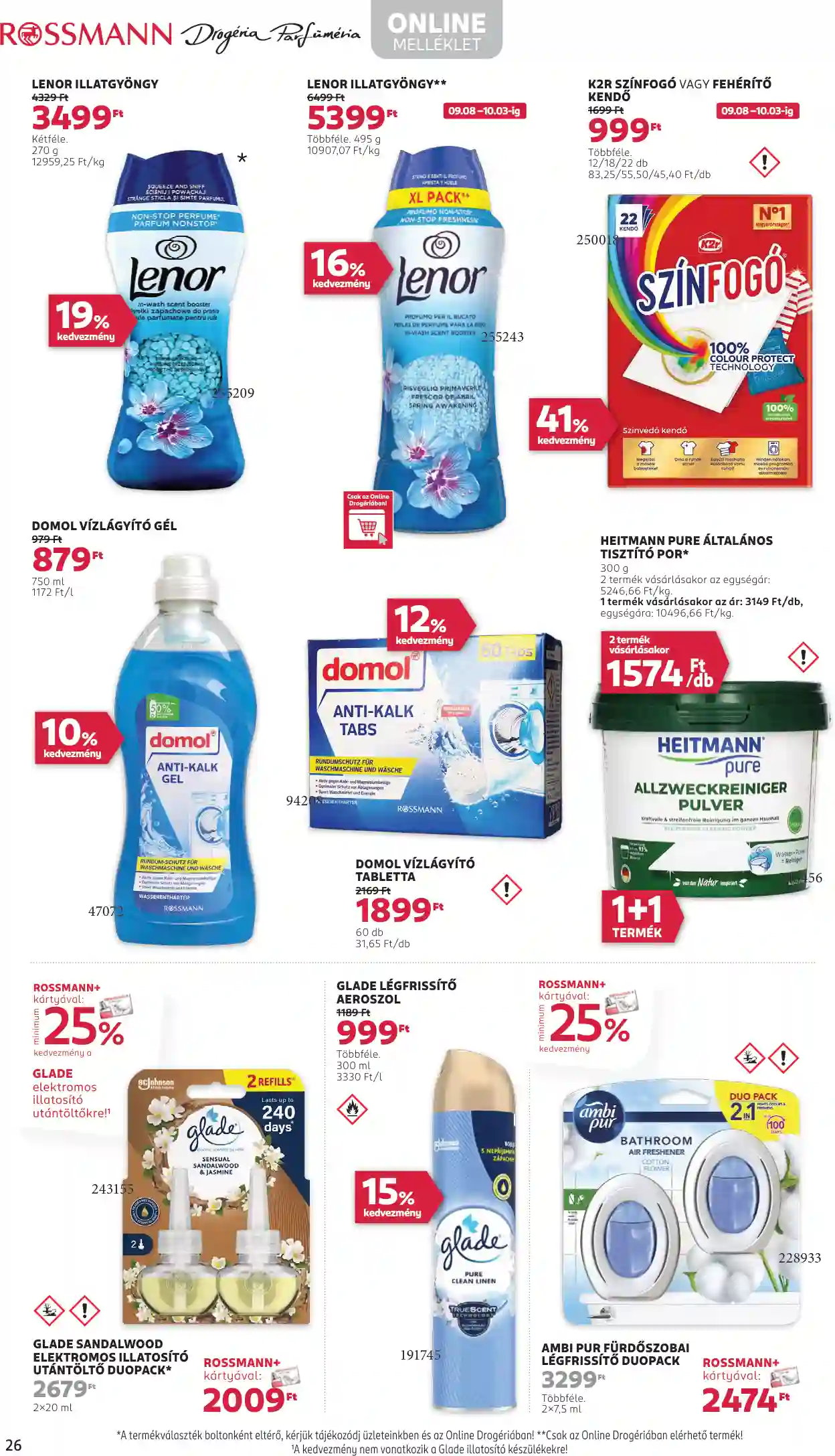 Rossmann akciós újság 39. hét (21 oldal)