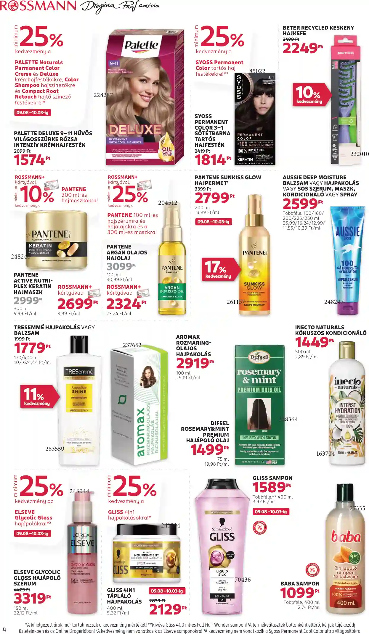 Rossmann akciós újság 39. hét (24 oldal)