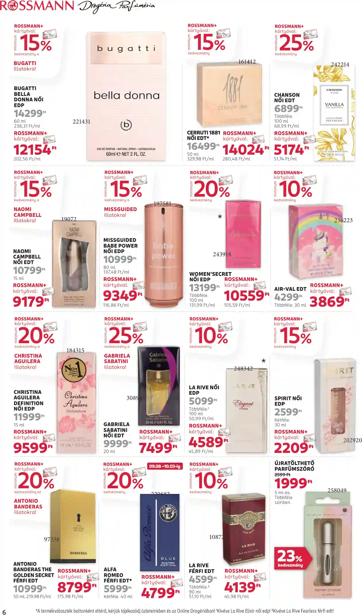 Rossmann akciós újság 39. hét (29 oldal)