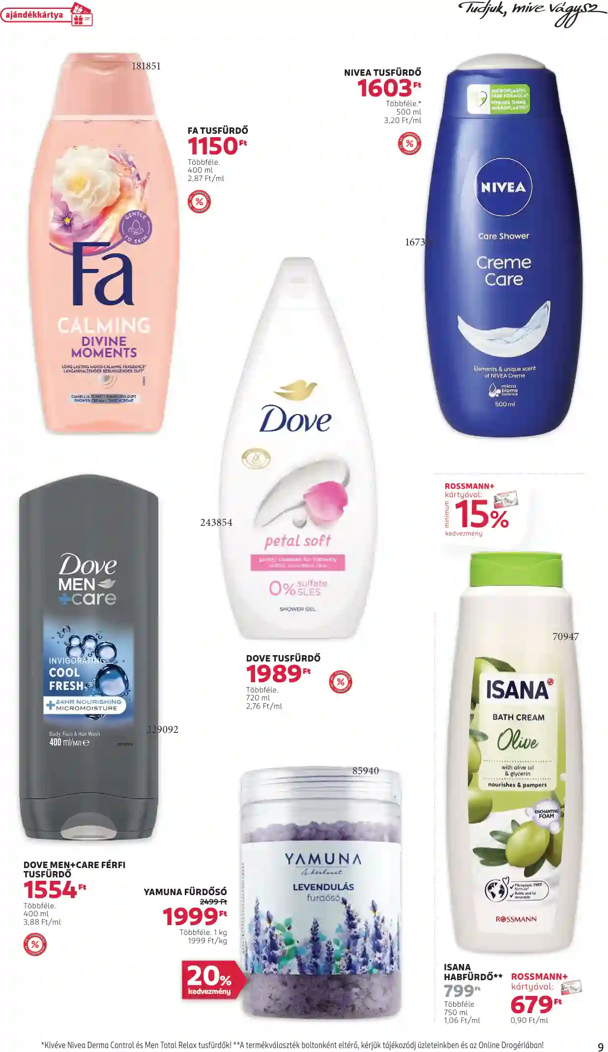 Rossmann akciós újság 39. hét (32 oldal)