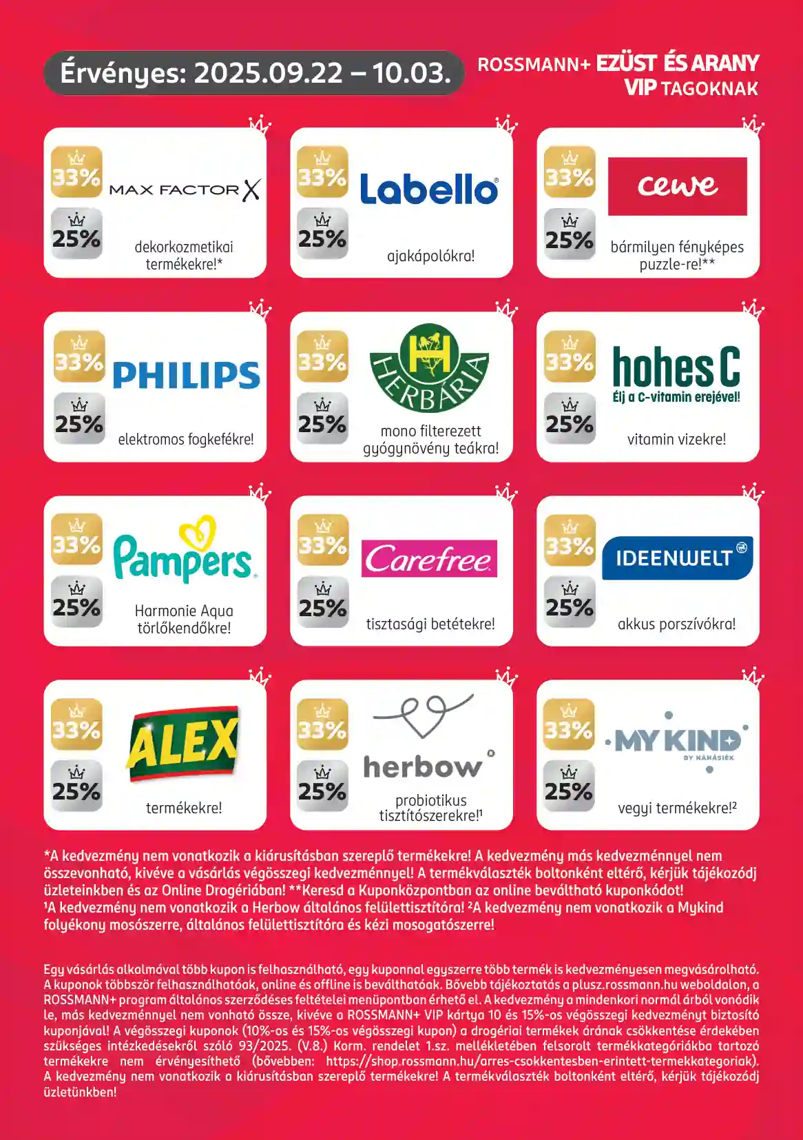 Rossmann akciós újság 39. hét (3 oldal)