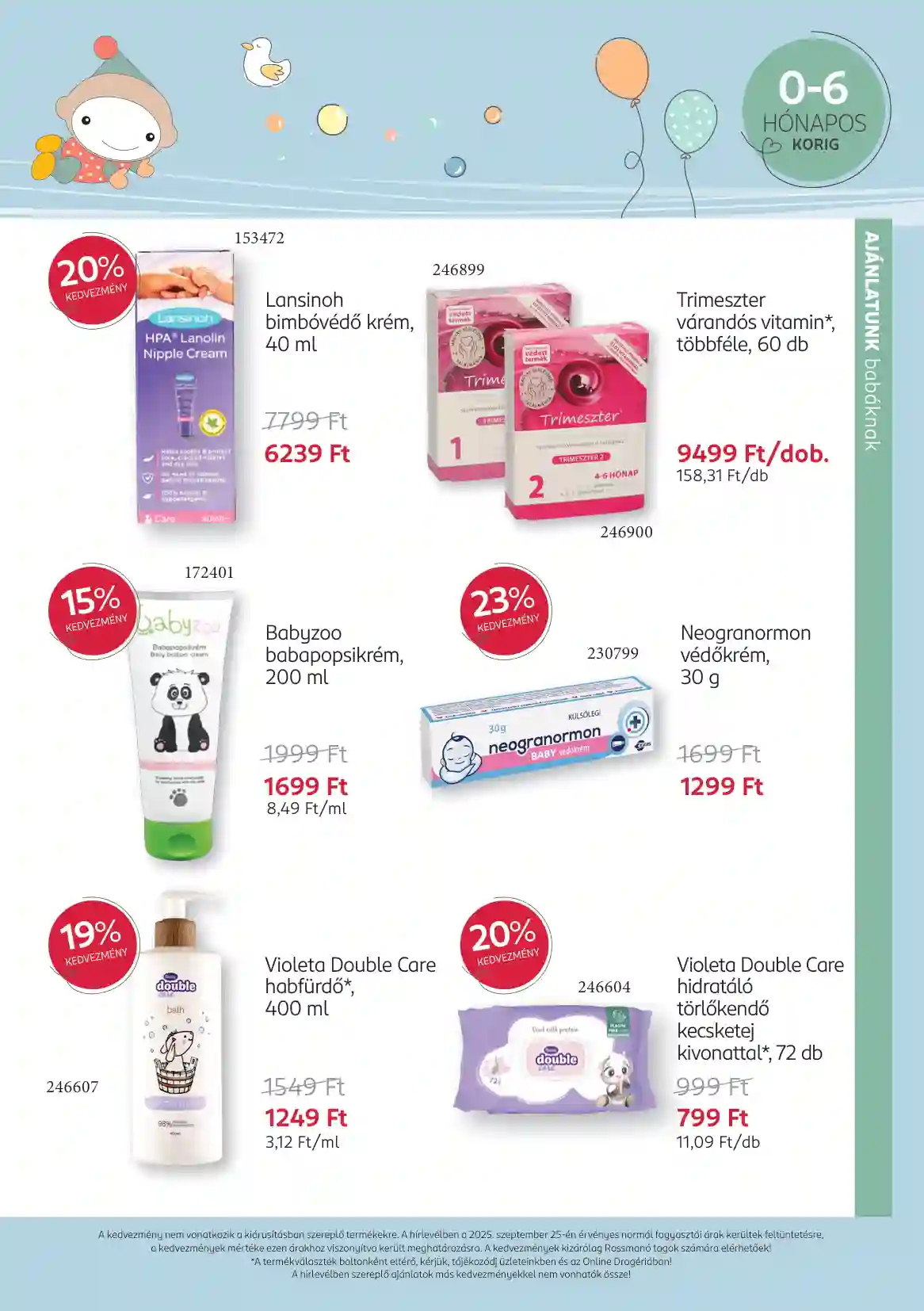 Rossmann akciós újság 42. hét (9 oldal)