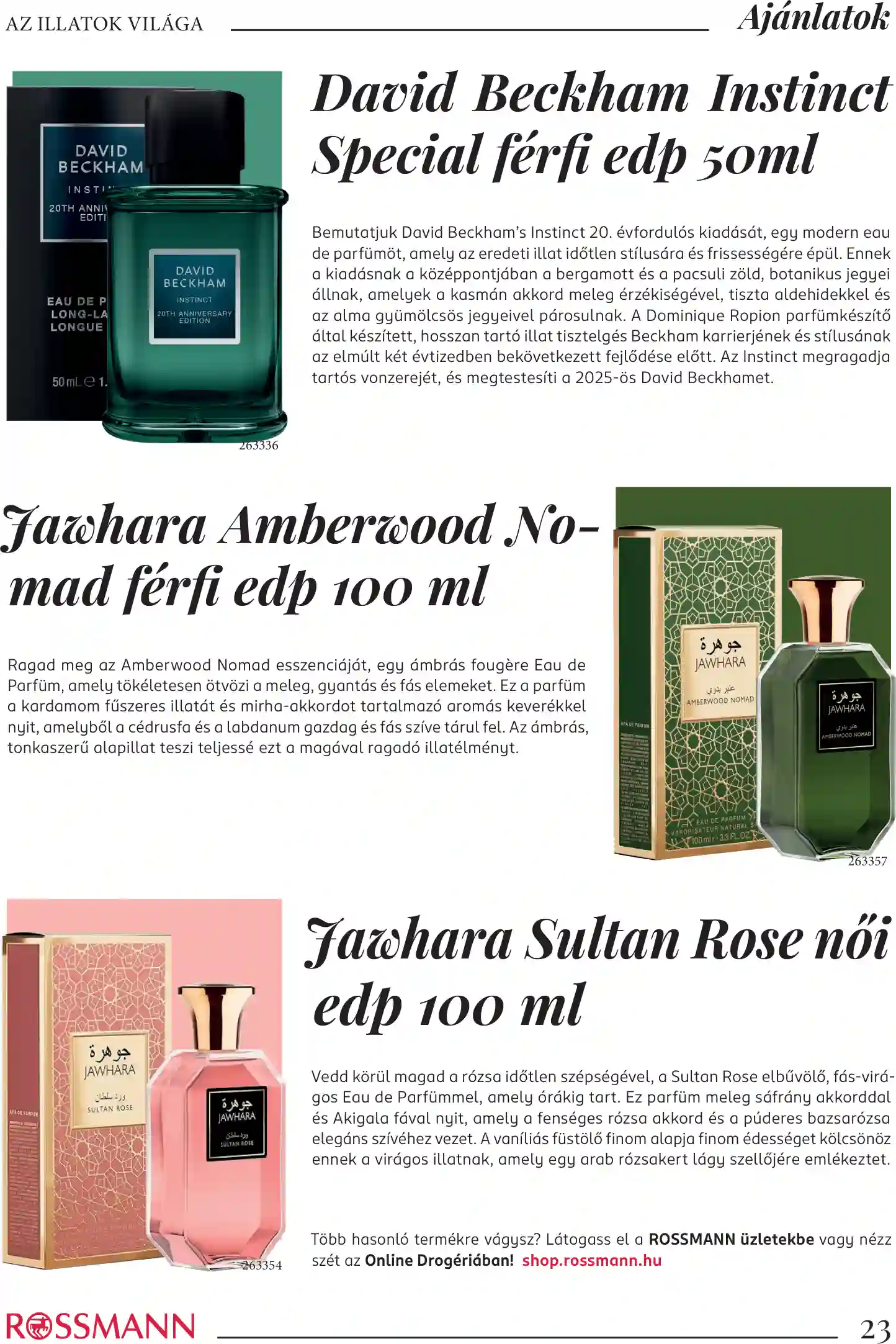 Rossmann akciós újság 42. hét (16 oldal)