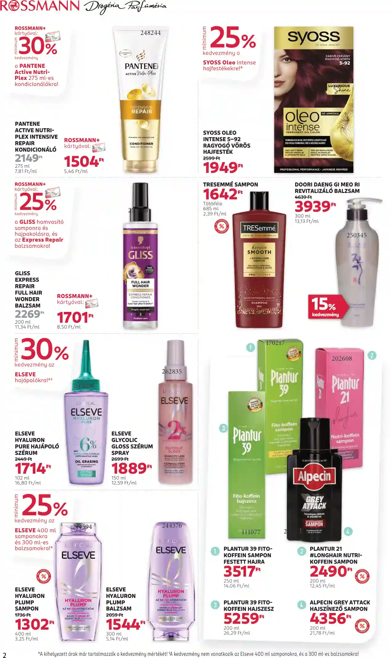 Rossmann akciós újság 43. hét (2 oldal)