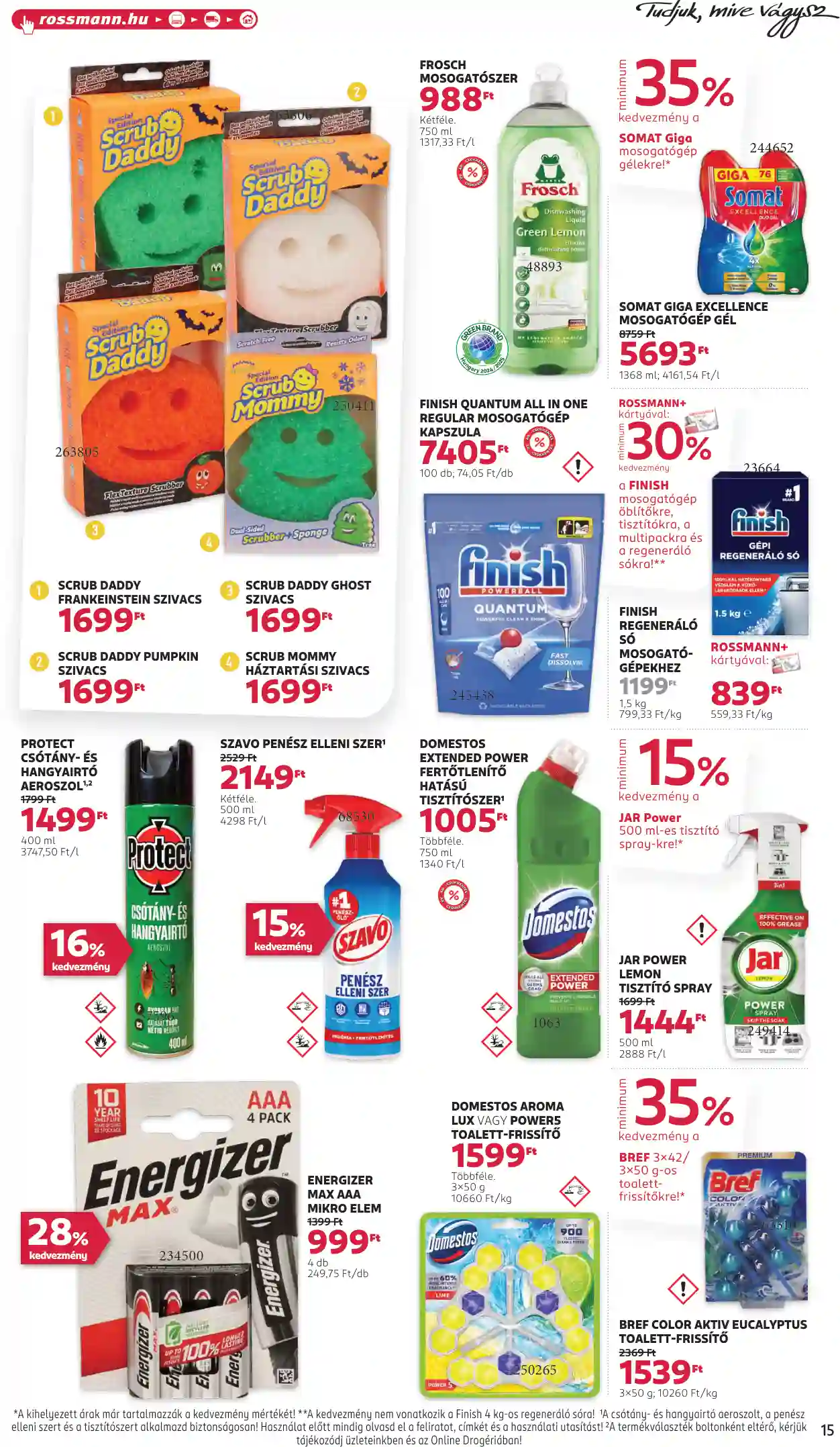 Rossmann akciós újság 43. hét (9 oldal)