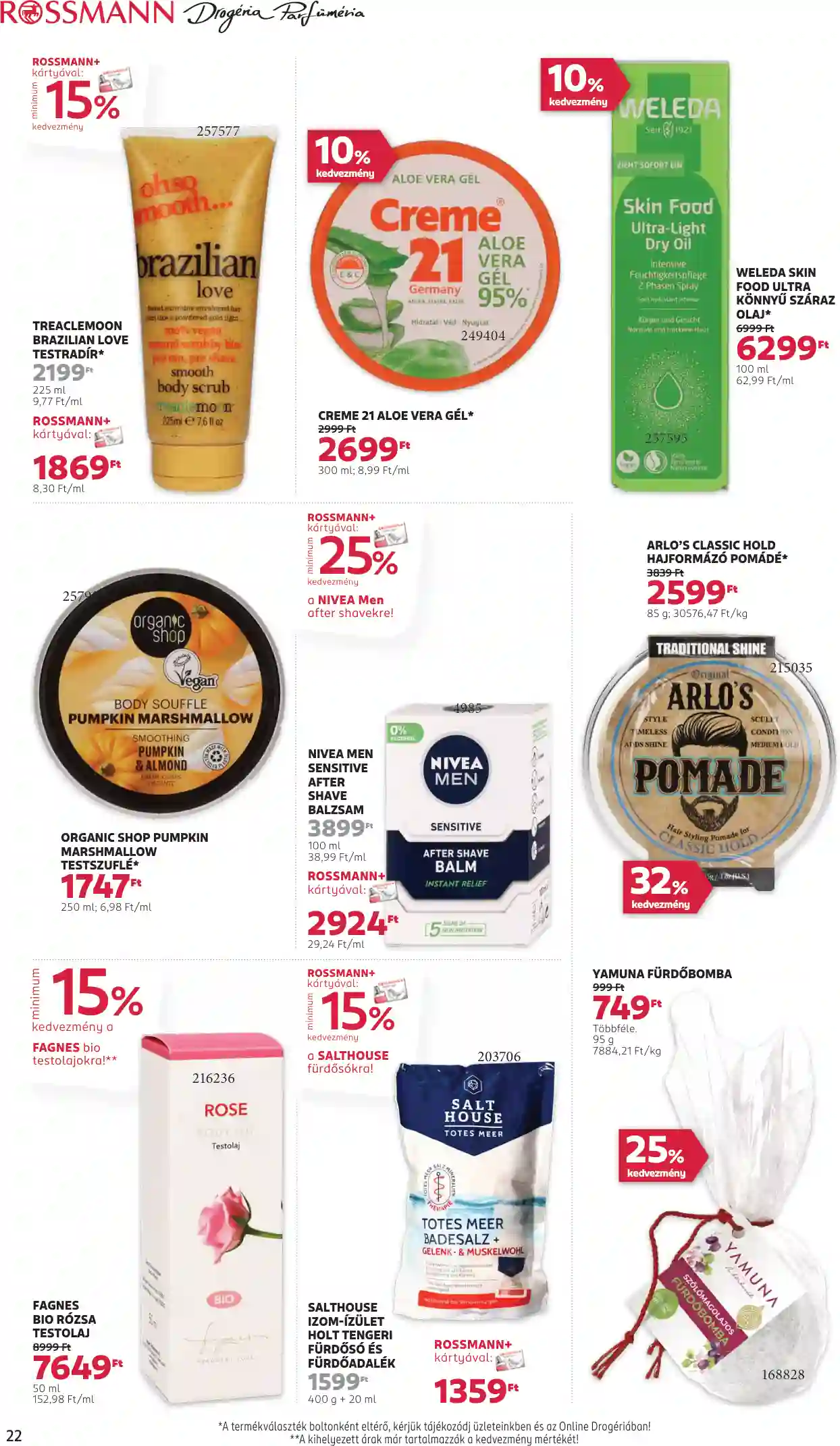 Rossmann akciós újság 43. hét (17 oldal)