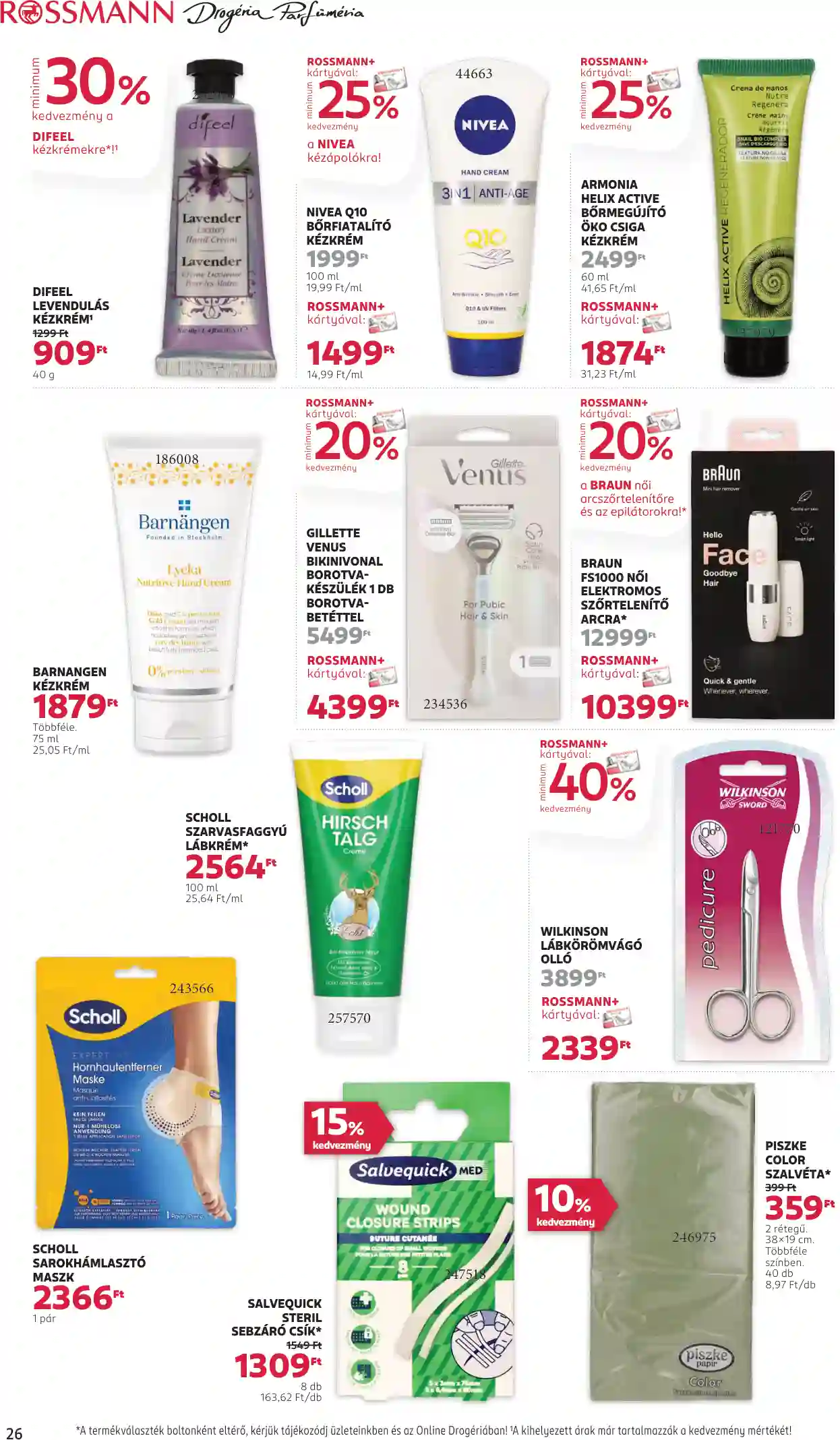 Rossmann akciós újság 43. hét (21 oldal)
