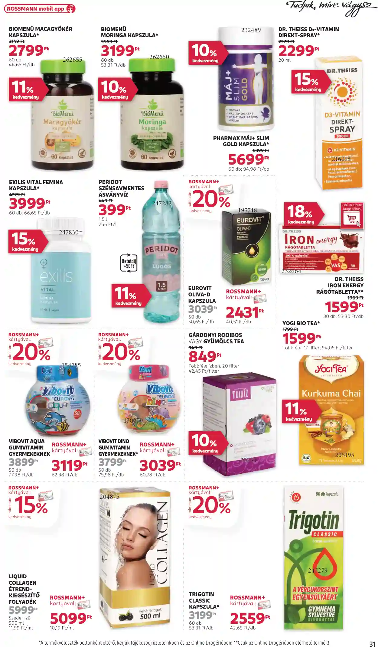 Rossmann akciós újság 43. hét (27 oldal)
