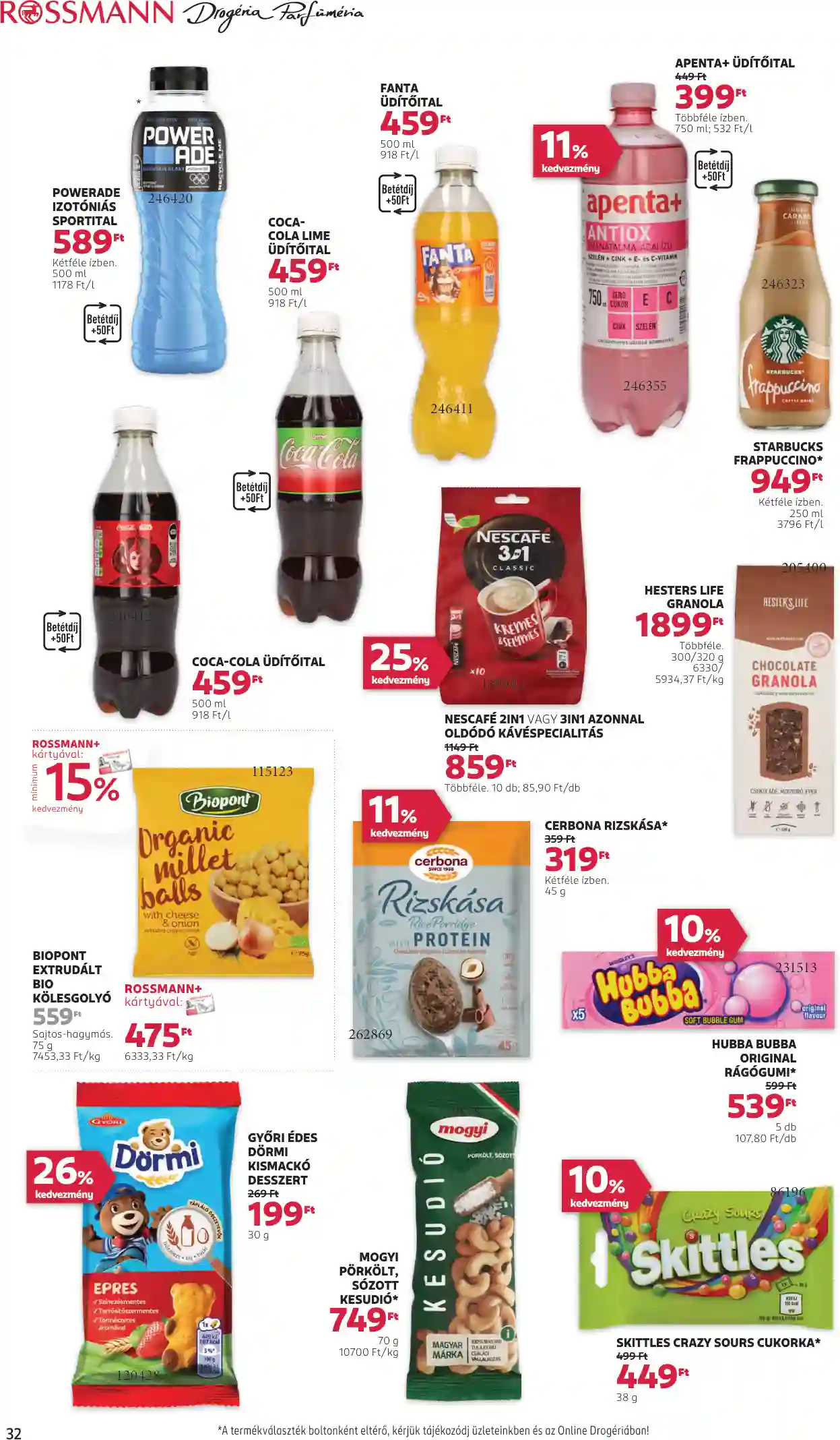 Rossmann akciós újság 43. hét (28 oldal)