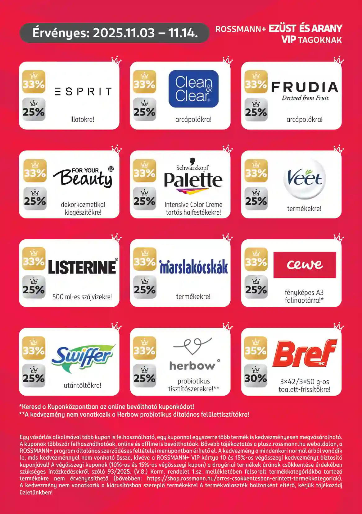 Rossmann akciós újság 45. hét (3 oldal)