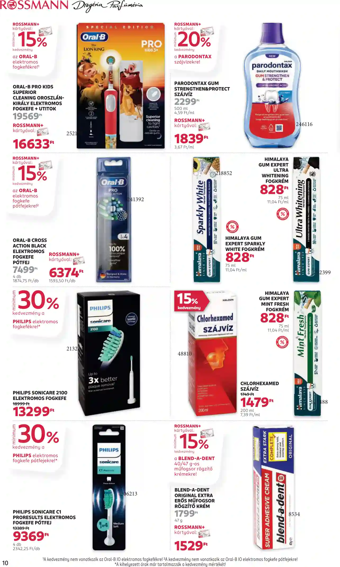 Rossmann akciós újság 45. hét (4 oldal)