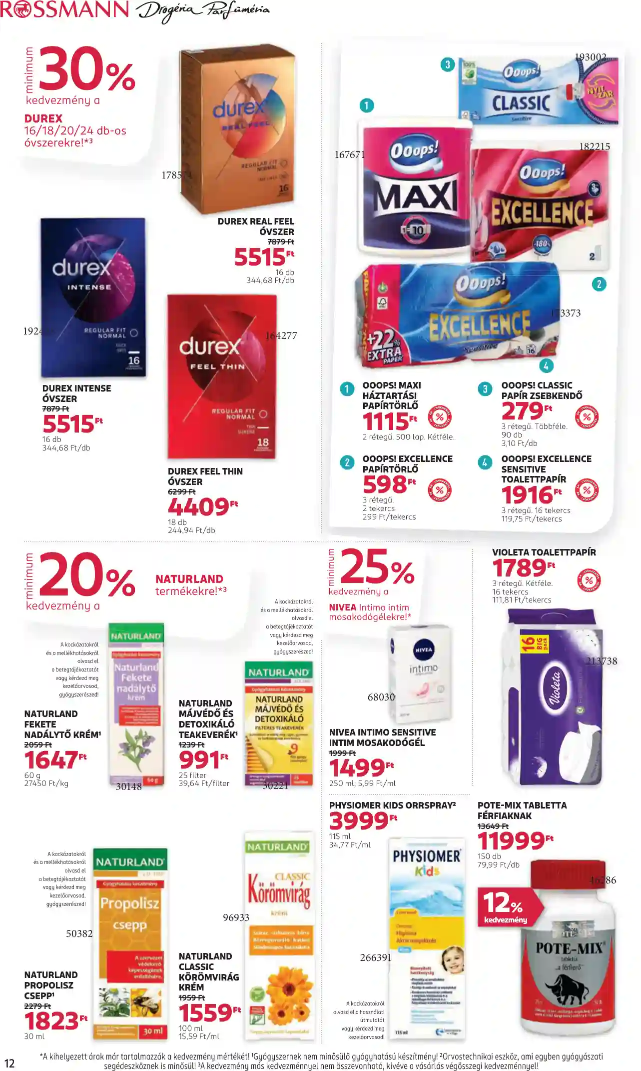 Rossmann akciós újság 45. hét (6 oldal)