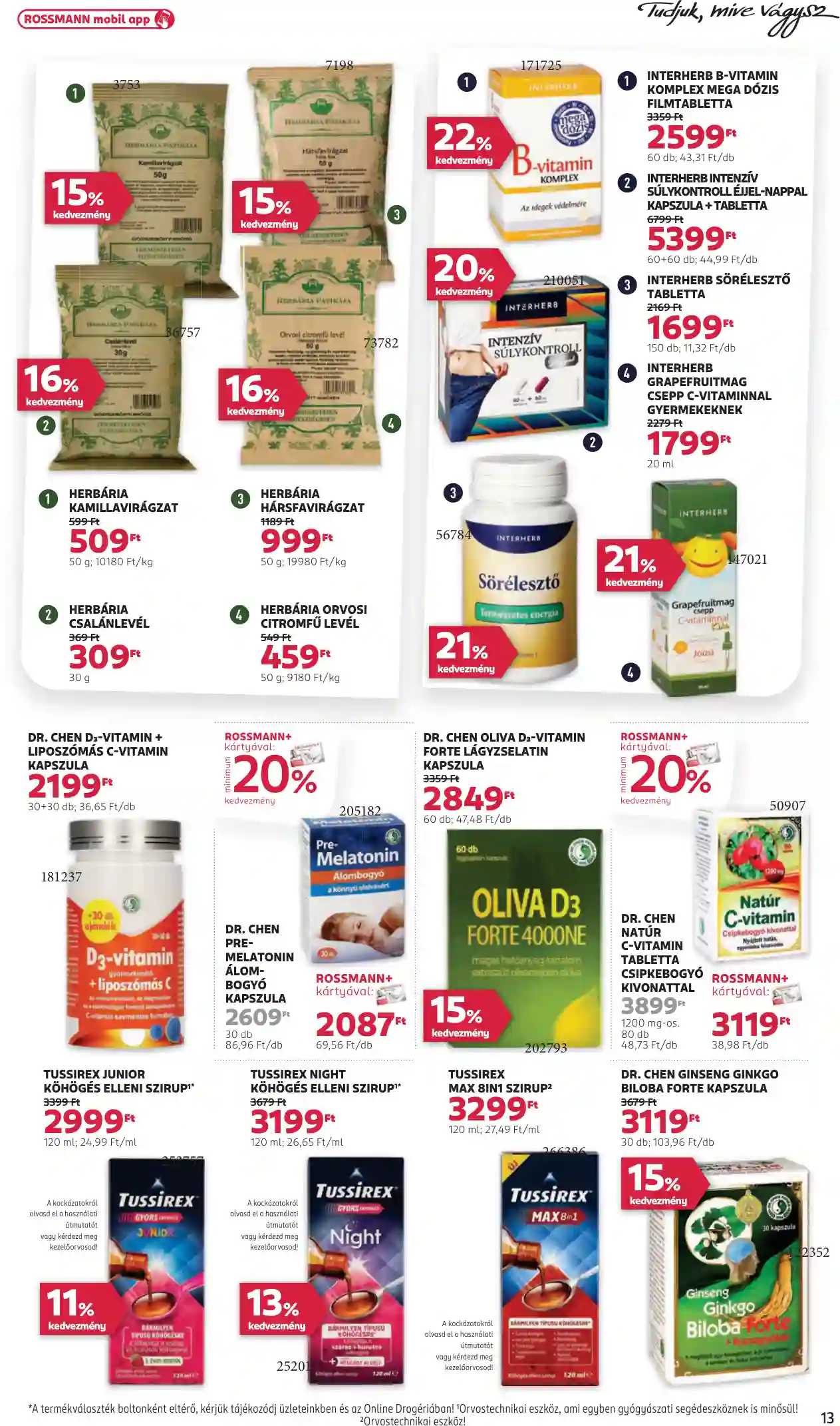 Rossmann akciós újság 45. hét (7 oldal)