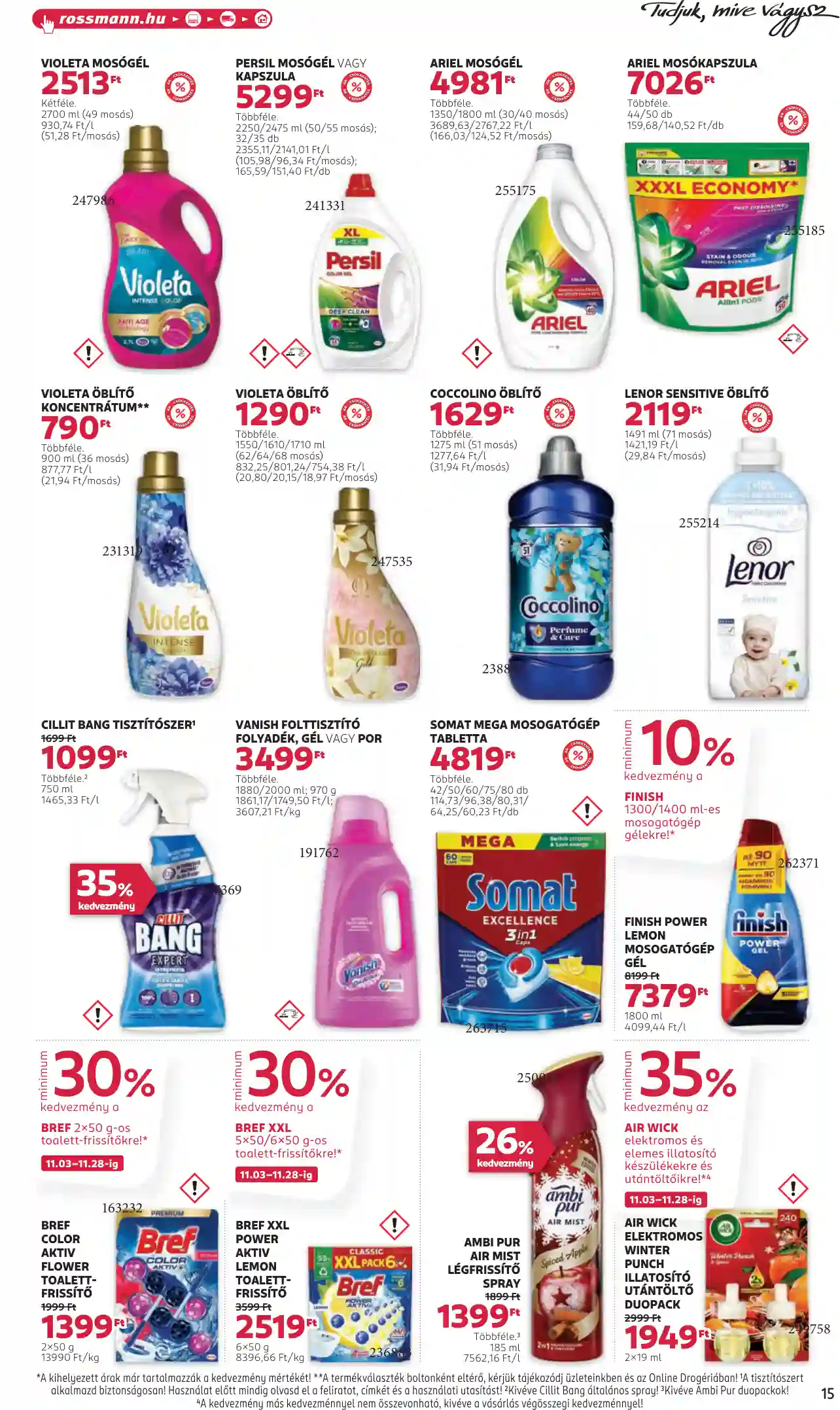 Rossmann akciós újság 45. hét (9 oldal)