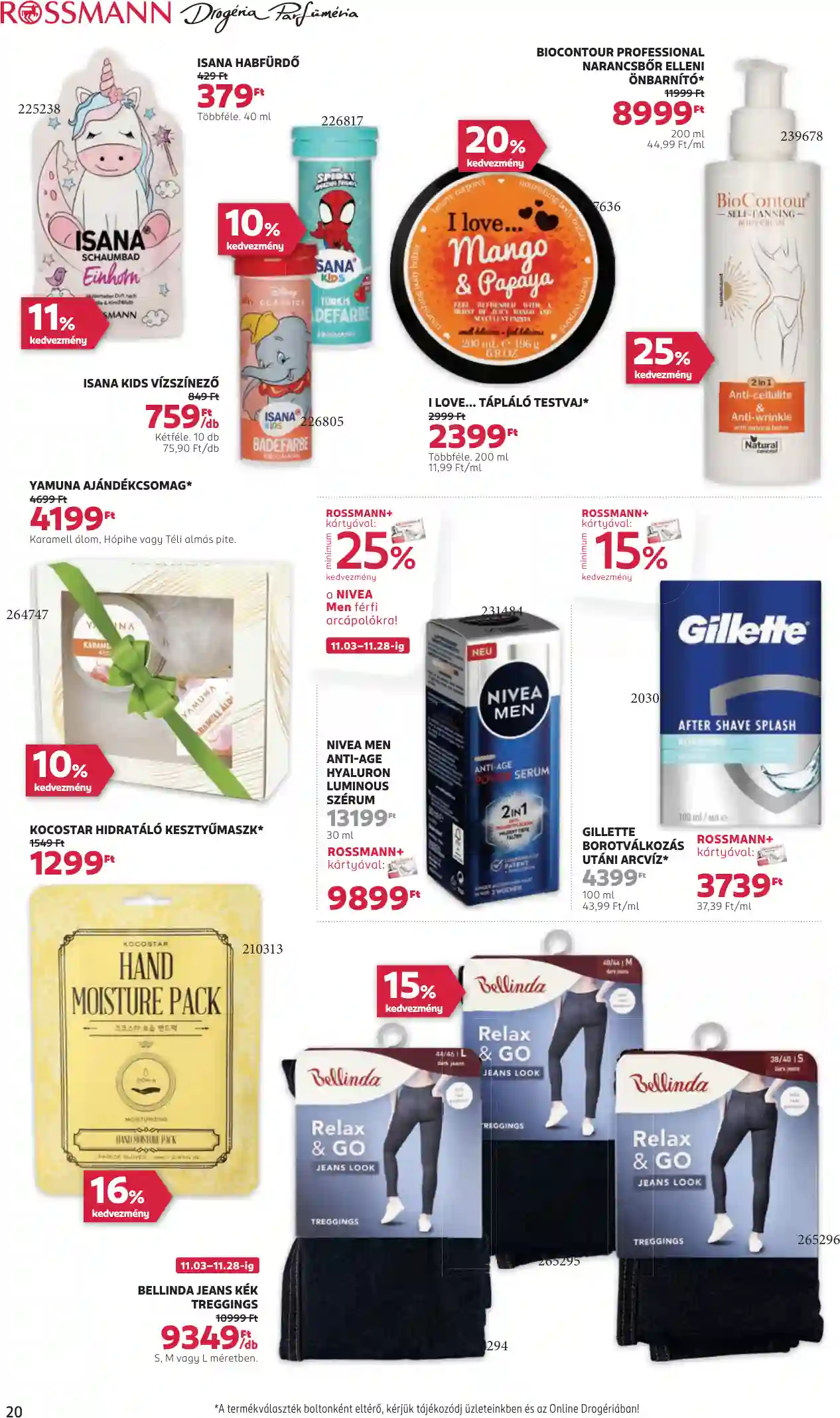 Rossmann akciós újság 45. hét (15 oldal)