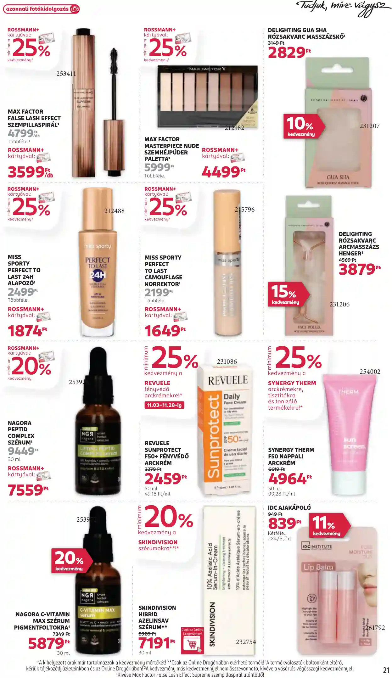 Rossmann akciós újság 45. hét (16 oldal)