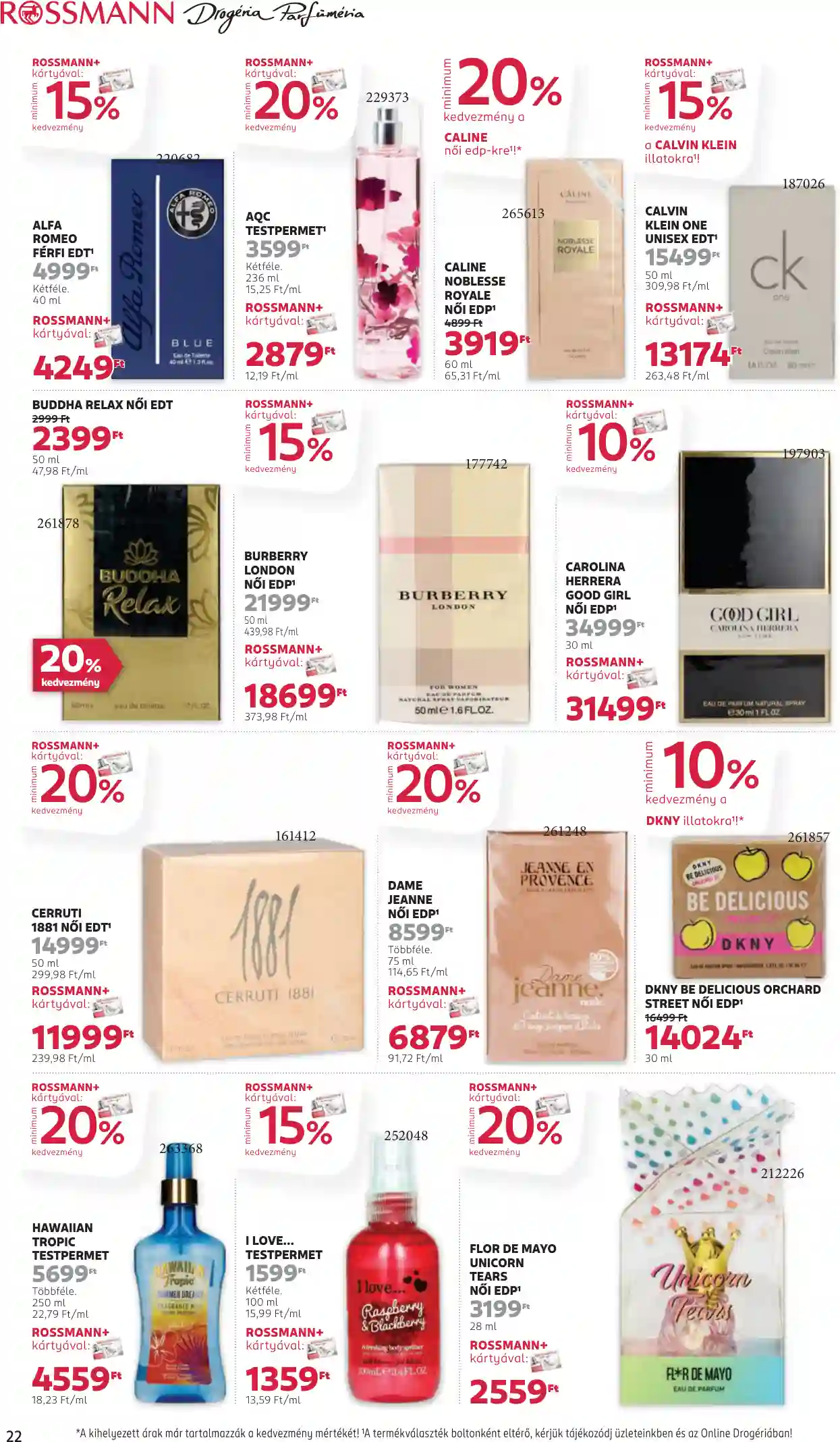 Rossmann akciós újság 45. hét (17 oldal)