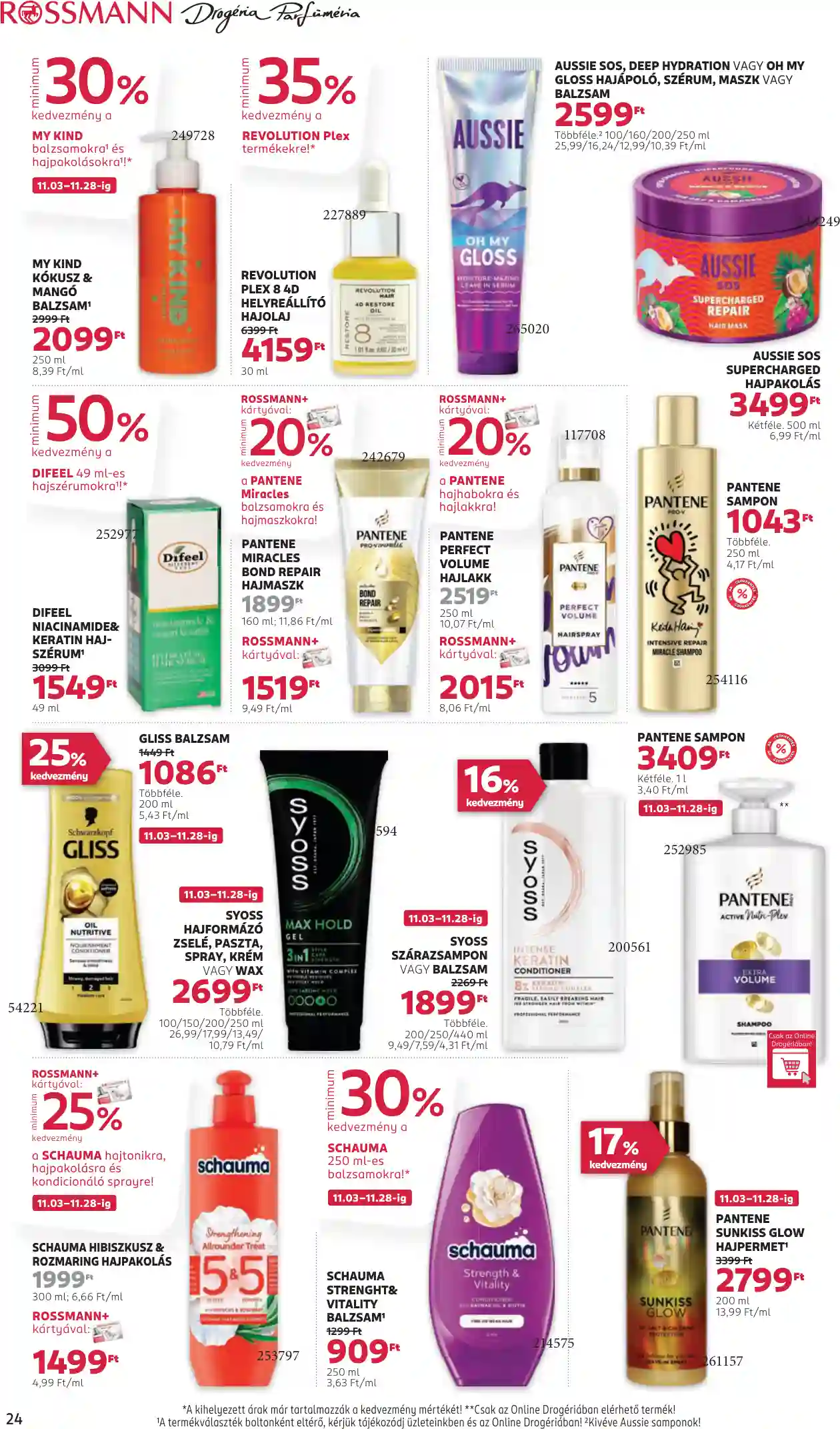 Rossmann akciós újság 45. hét (19 oldal)