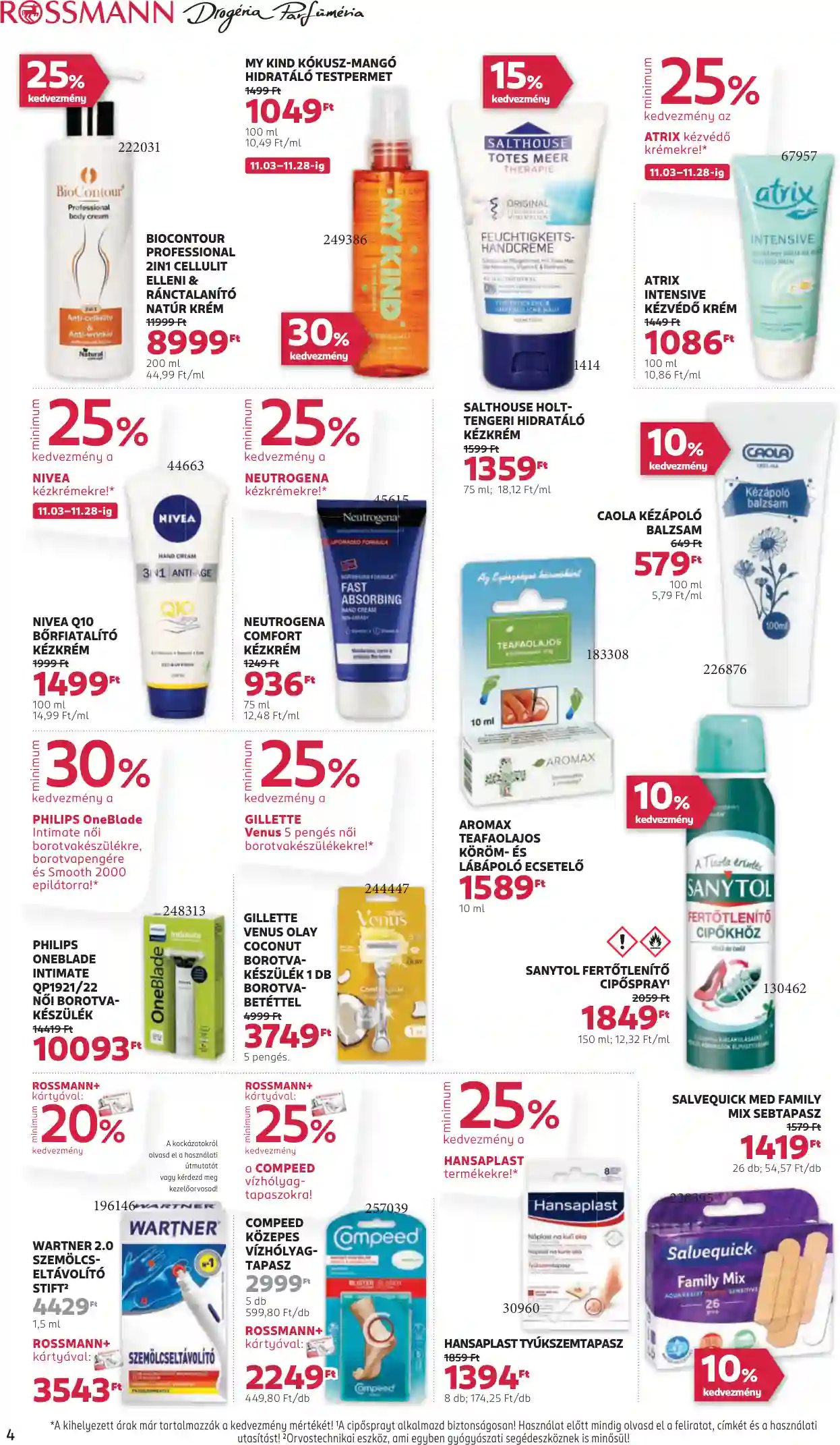 Rossmann akciós újság 45. hét (24 oldal)