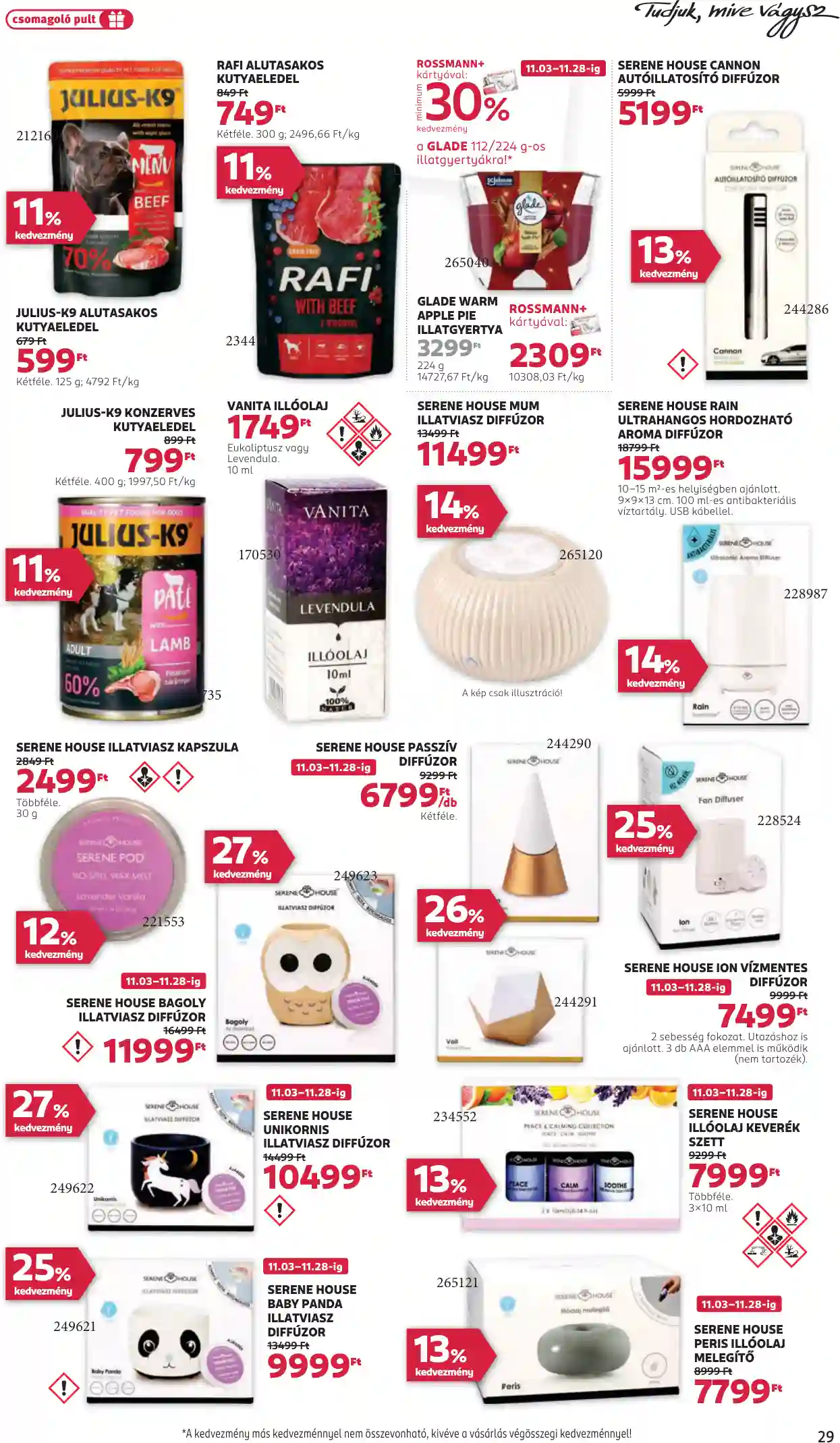 Rossmann akciós újság 45. hét (25 oldal)