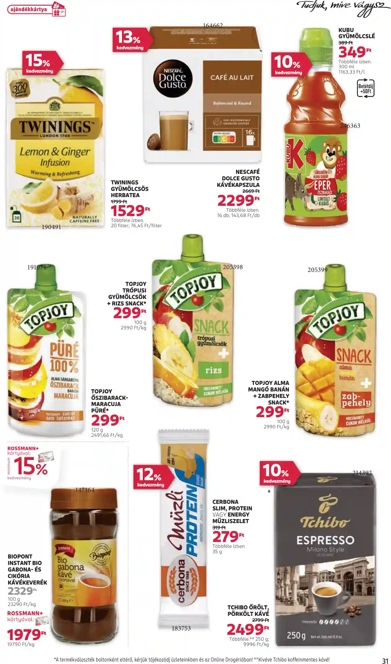 Rossmann akciós újság 45. hét (27 oldal)