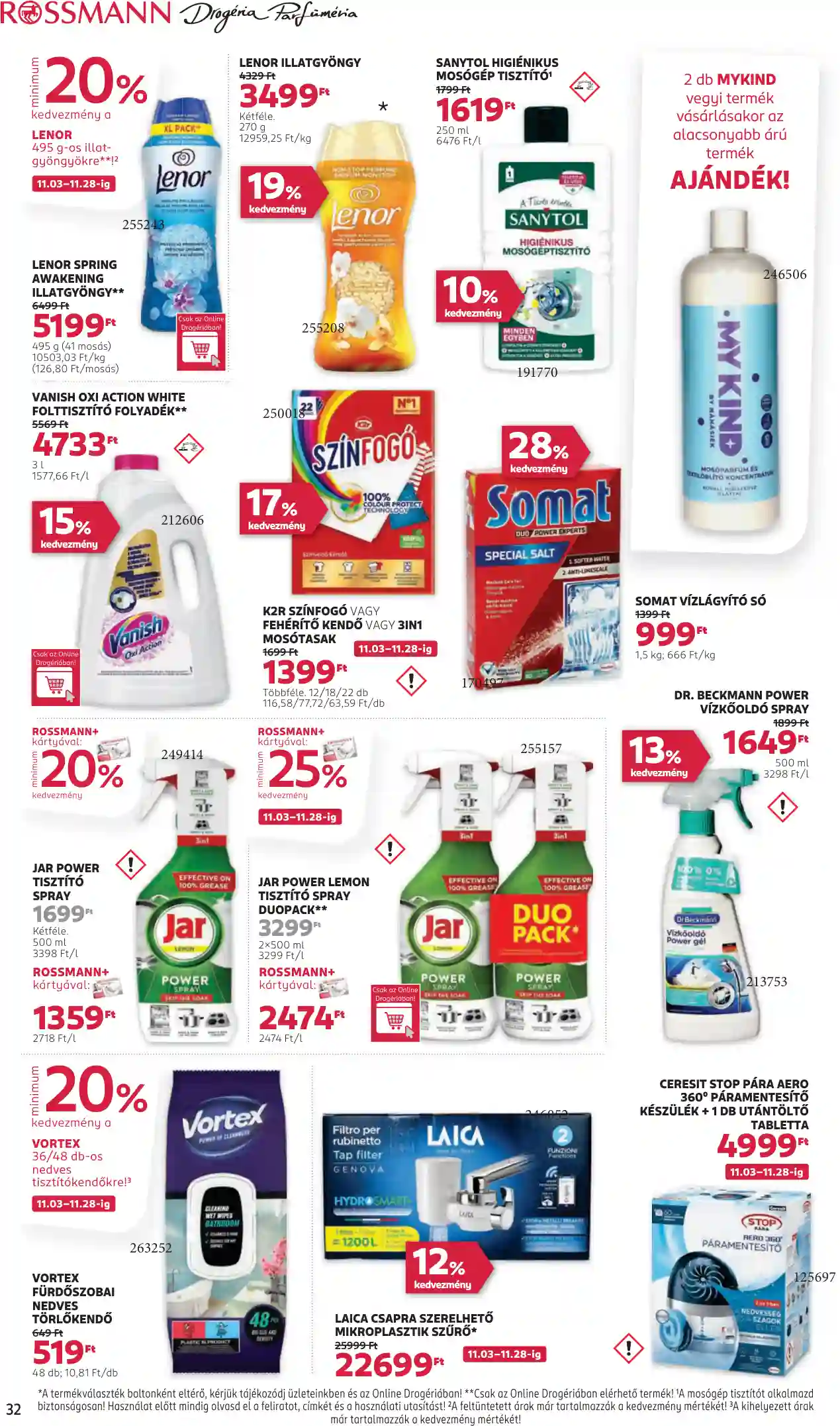 Rossmann akciós újság 45. hét (28 oldal)