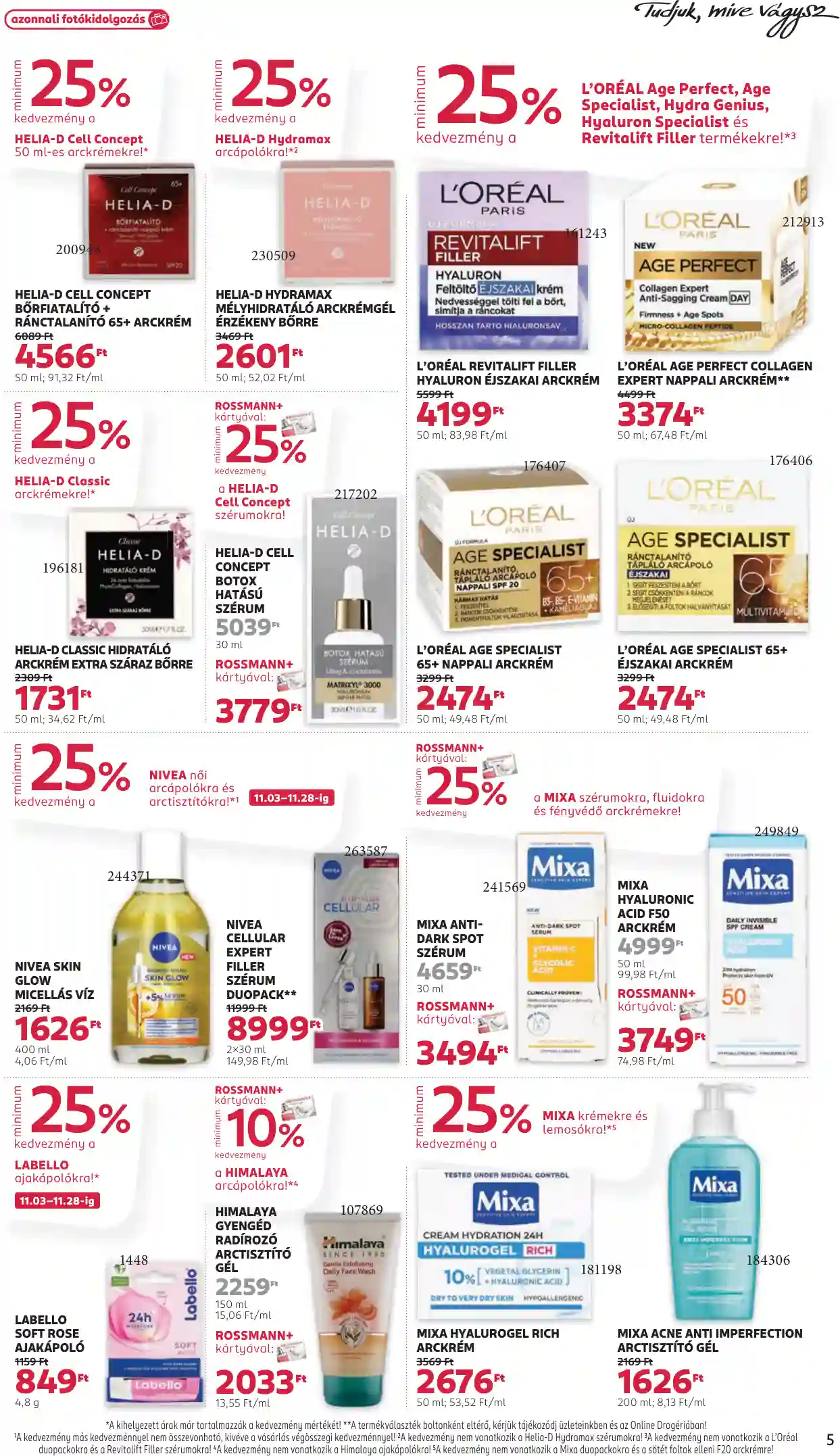 Rossmann akciós újság 45. hét (34 oldal)